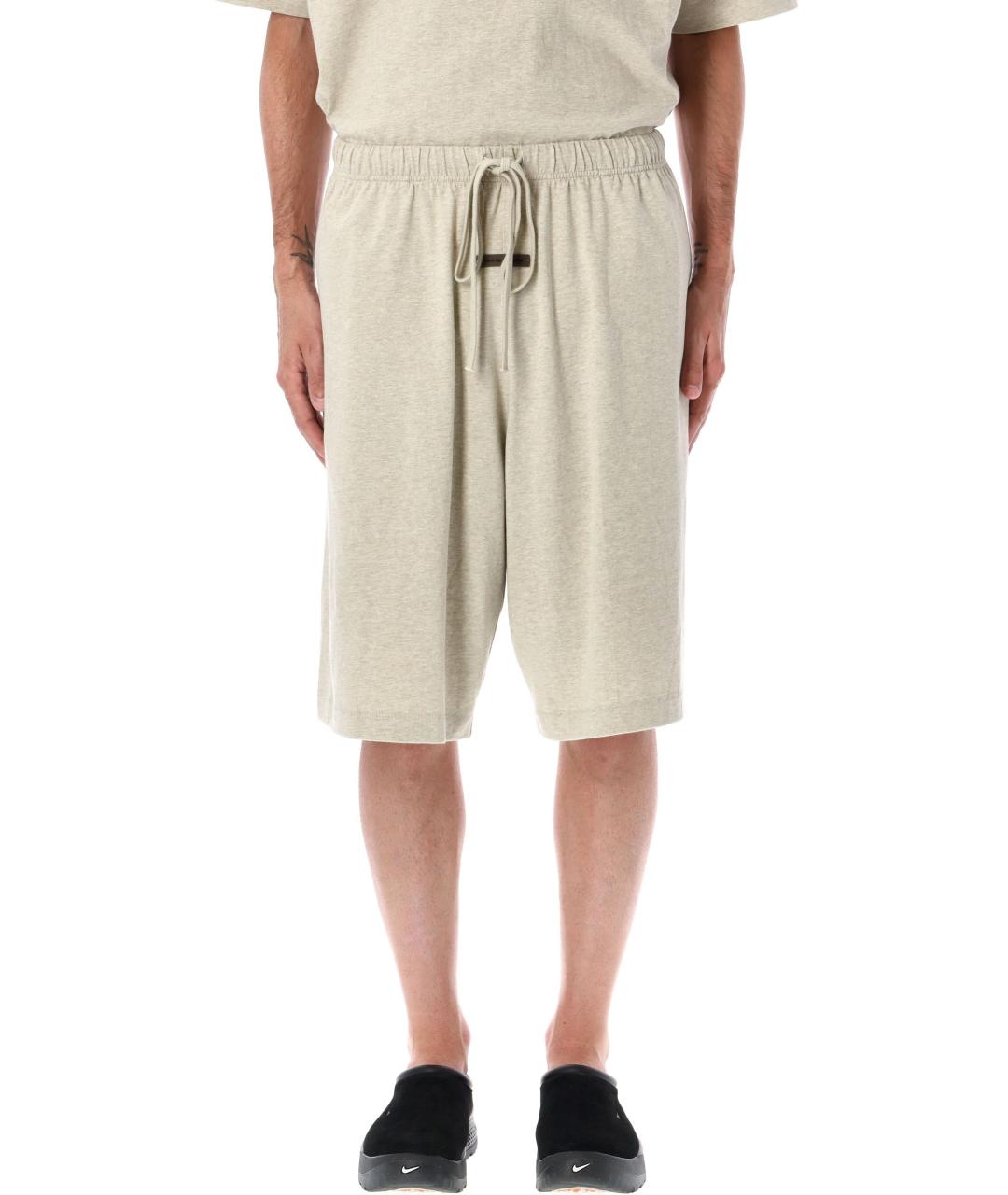 FEAR OF GOD ESSENTIALS Бежевые хлопковые шорты, фото 2
