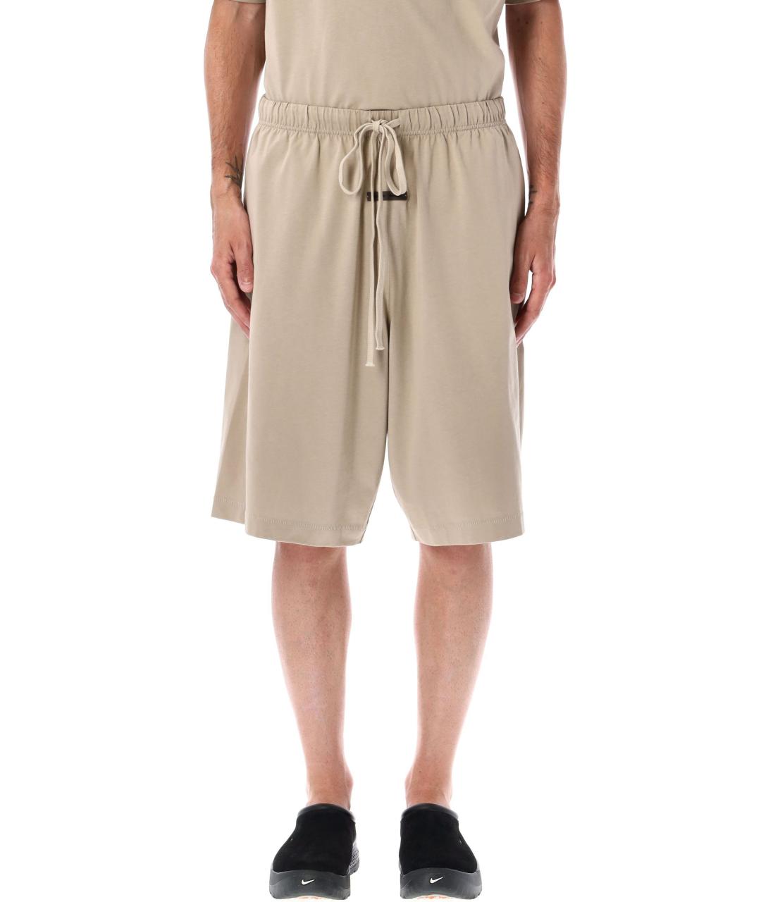 FEAR OF GOD ESSENTIALS Бежевые хлопковые шорты, фото 2