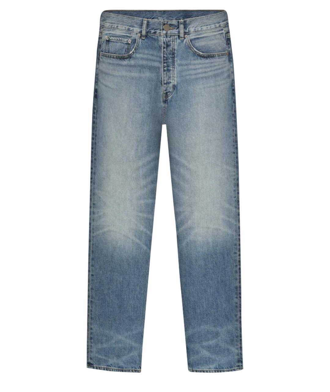FEAR OF GOD ESSENTIALS Голубые хлопковые прямые джинсы, фото 1