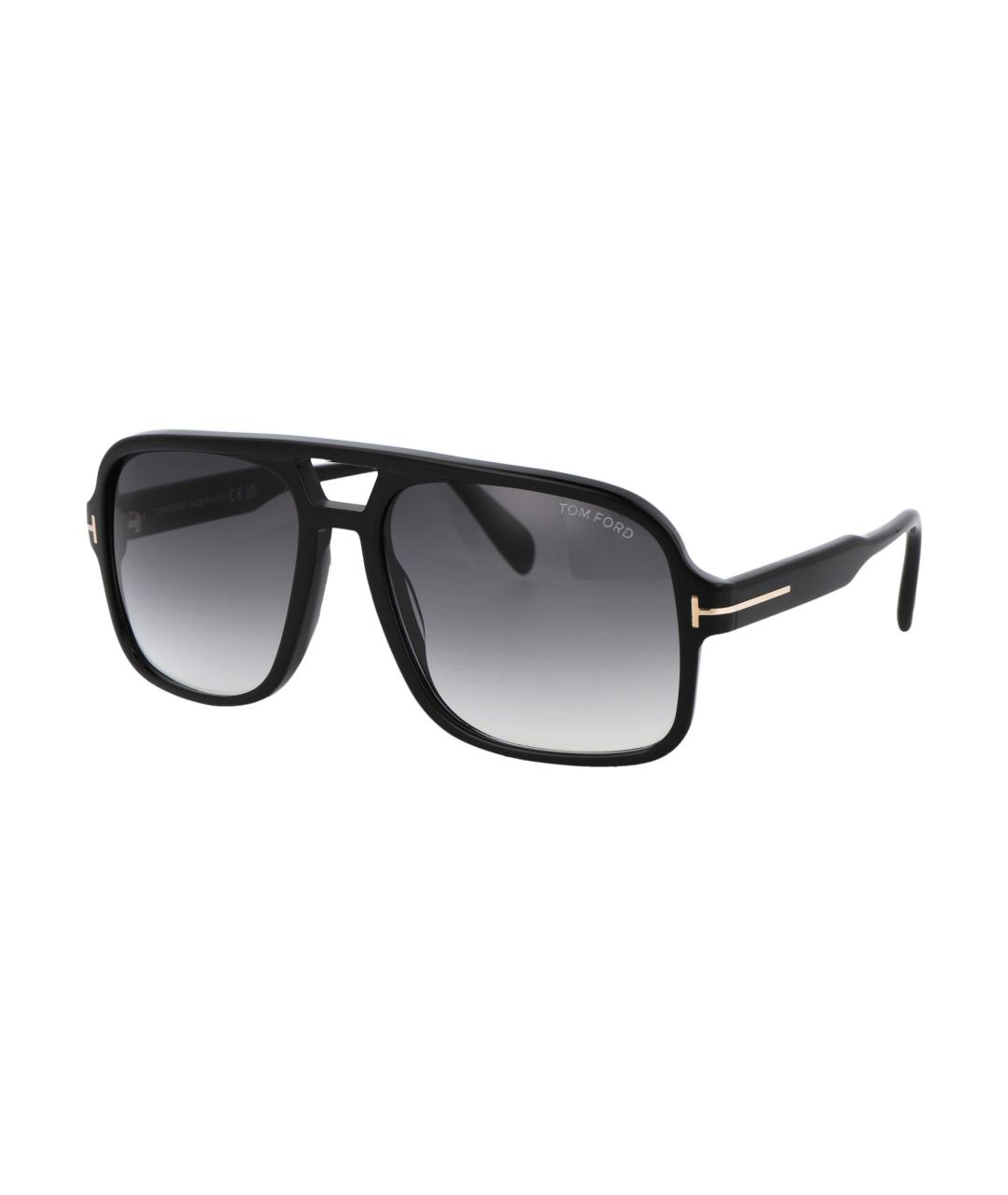 TOM FORD Черные металлические солнцезащитные очки, фото 2