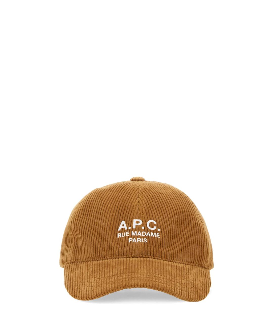 A.P.C. Коричневая хлопковая кепка/бейсболка, фото 1