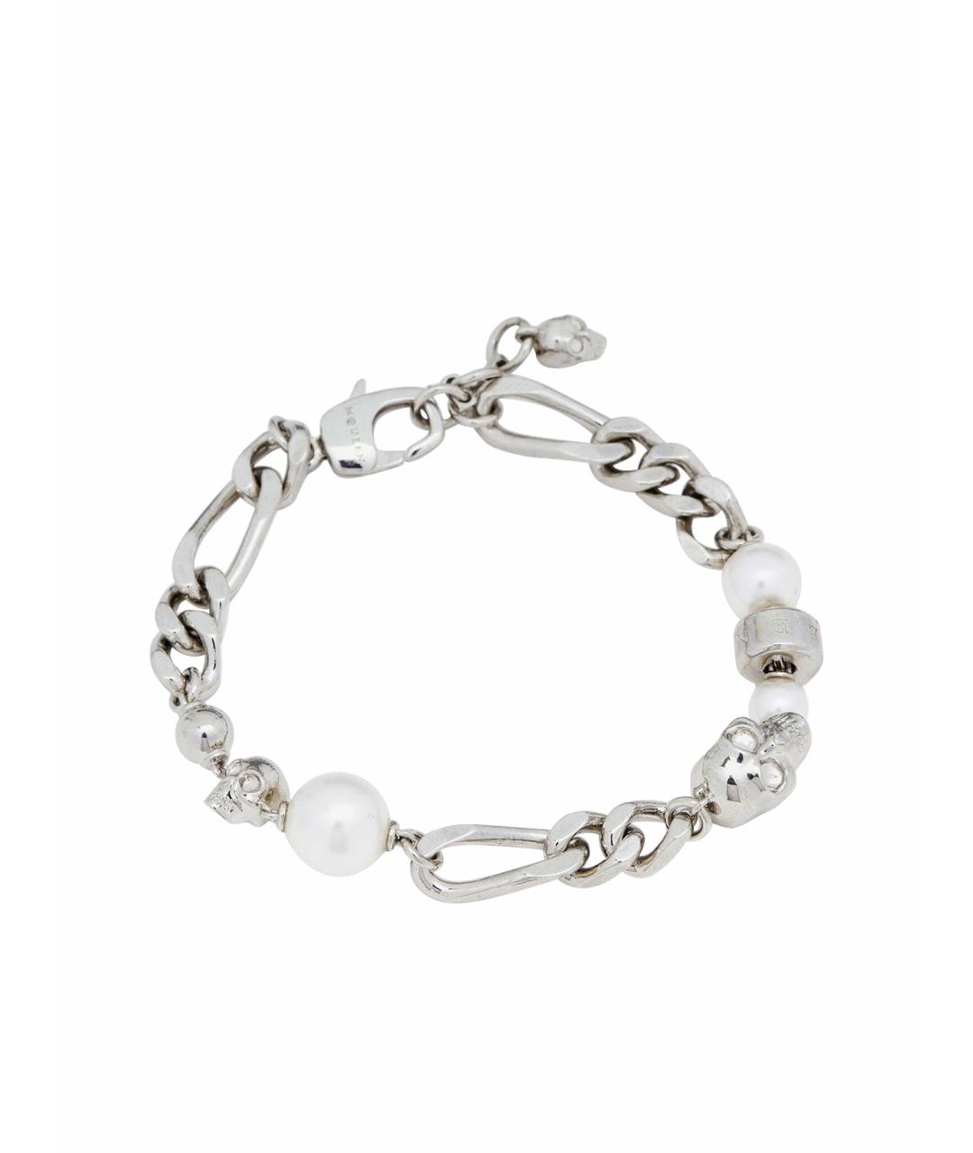 ALEXANDER MCQUEEN Серебрянный серебряный браслет, фото 1