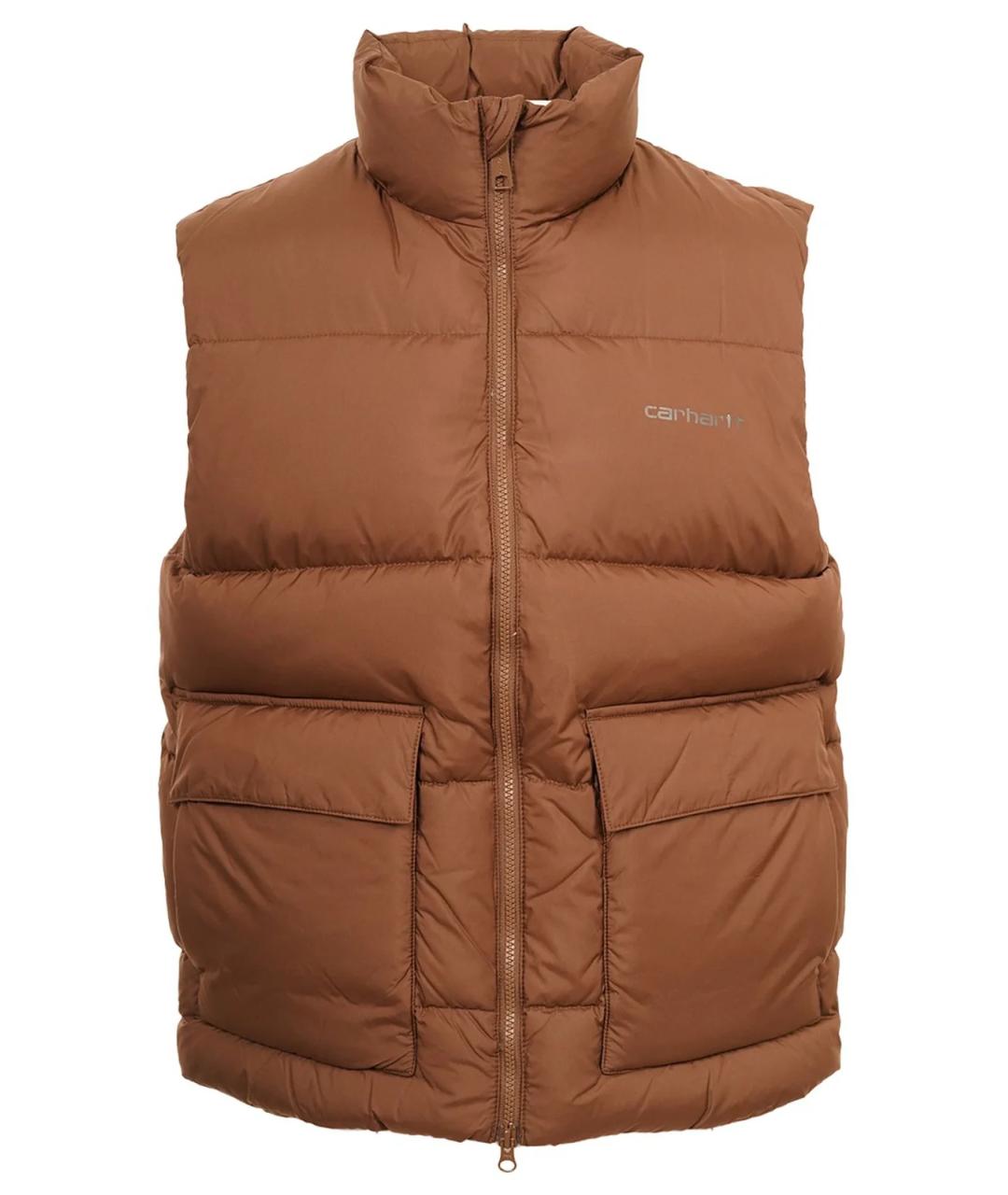CARHARTT WIP Коричневый синтетический жилет, фото 1