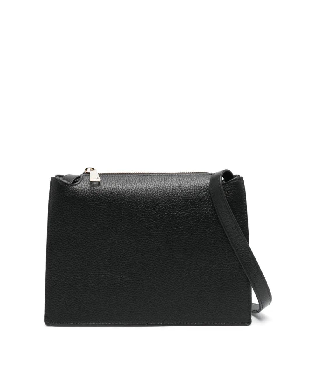 FURLA Черная кожаная сумка через плечо, фото 1