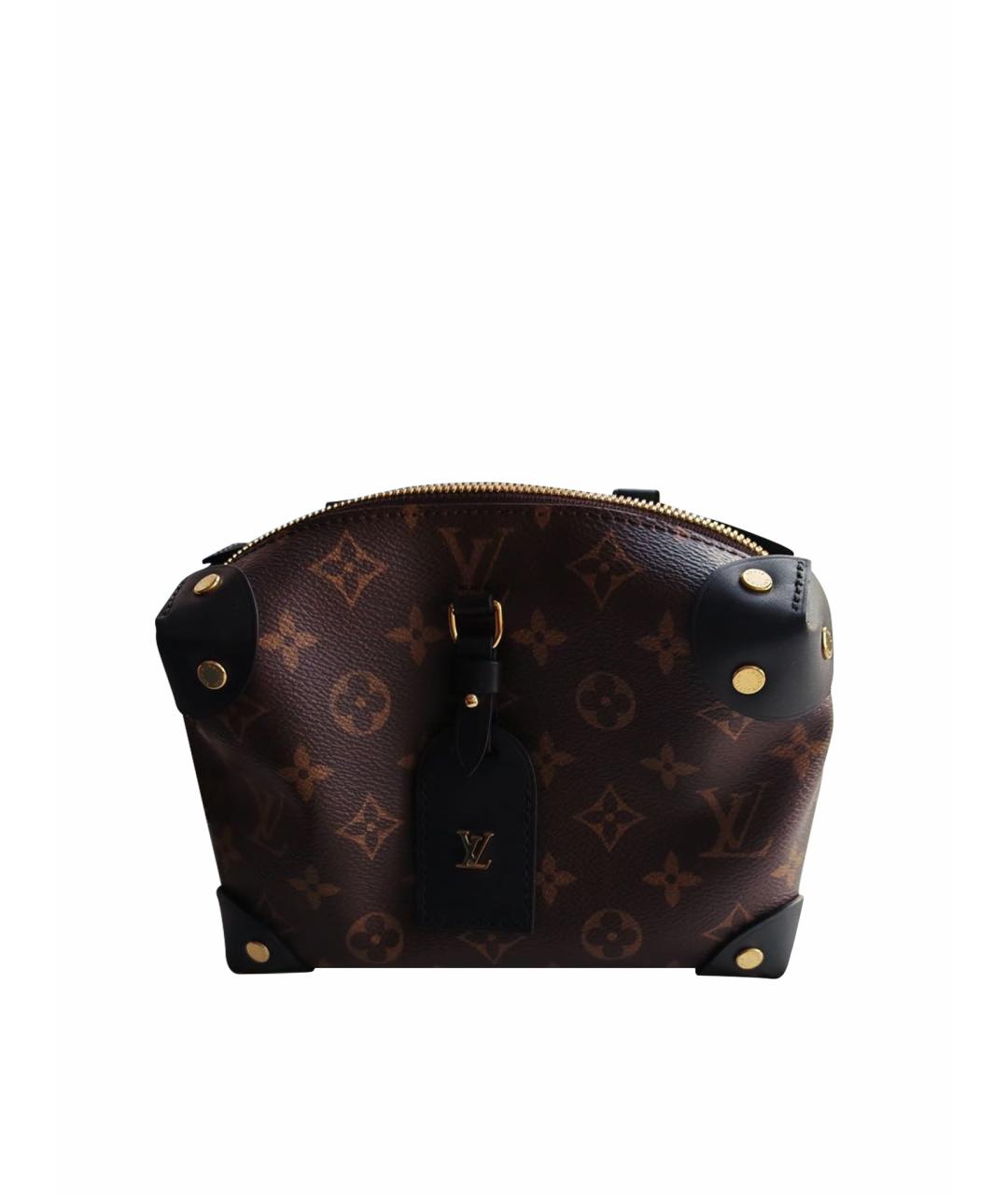 LOUIS VUITTON Коричневая кожаная сумка через плечо, фото 1