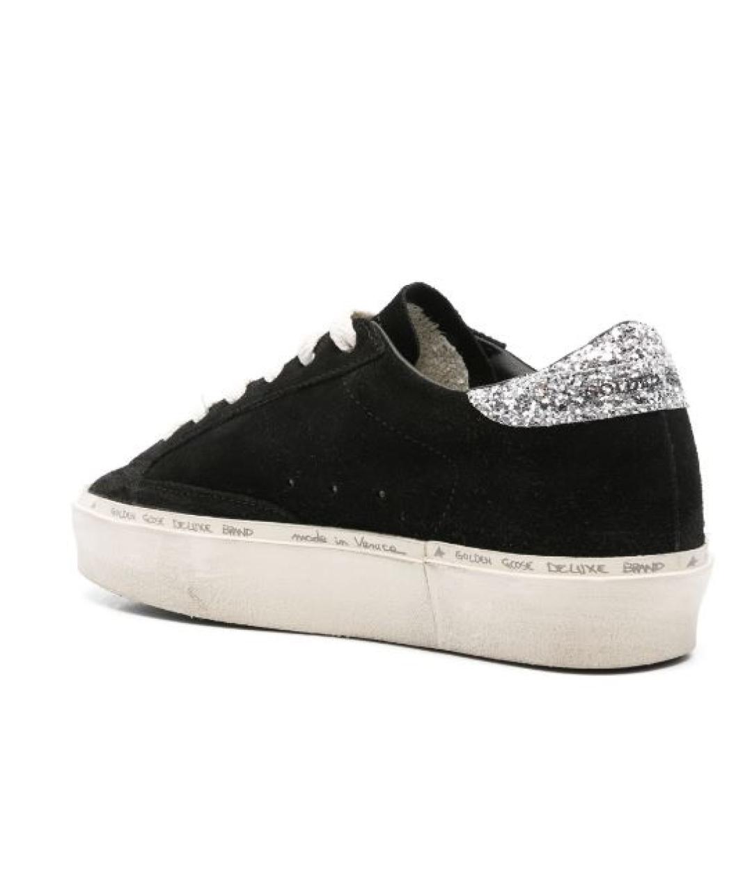 GOLDEN GOOSE DELUXE BRAND Черные кожаные кеды, фото 5