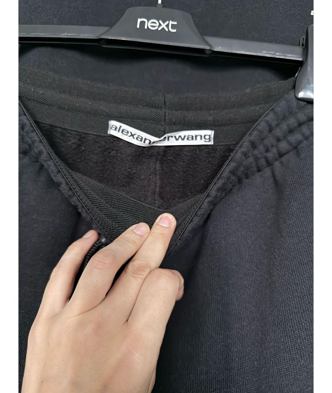 ALEXANDER WANG Черный хлопковый спортивные костюмы, фото 4
