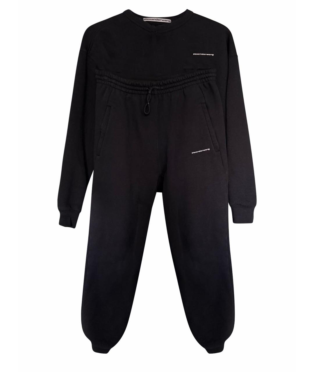 ALEXANDER WANG Черный хлопковый спортивные костюмы, фото 1