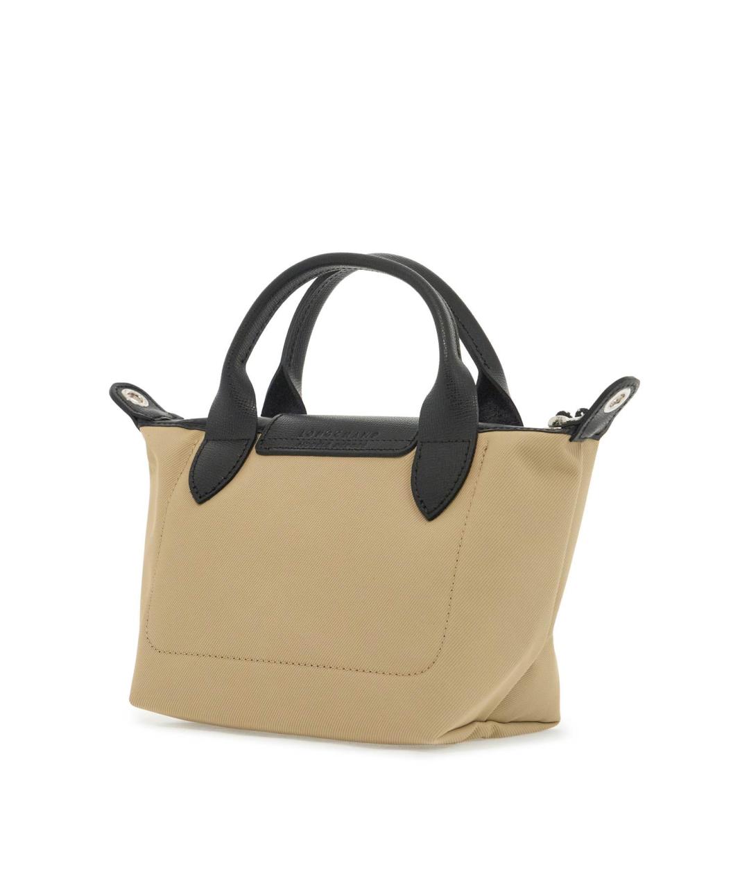LONGCHAMP Бежевая синтетическая сумка с короткими ручками, фото 2