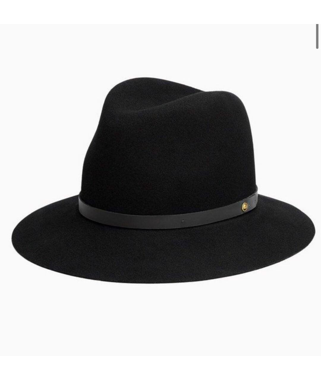 RAG&BONE Черная шерстяная шляпа, фото 6