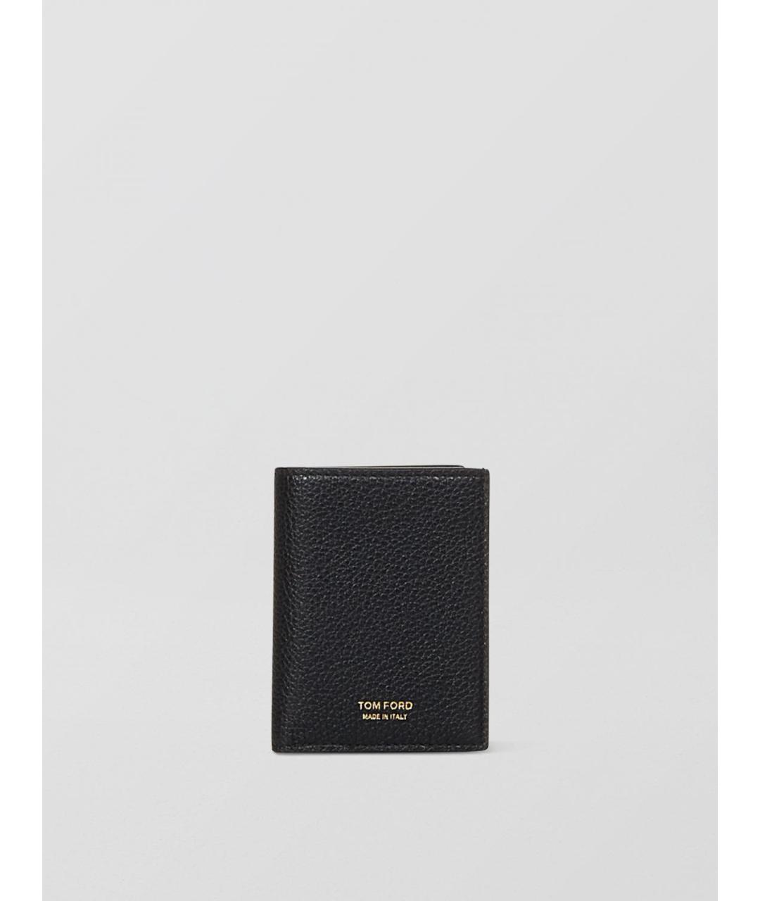 TOM FORD Черный кожаный кошелек, фото 4