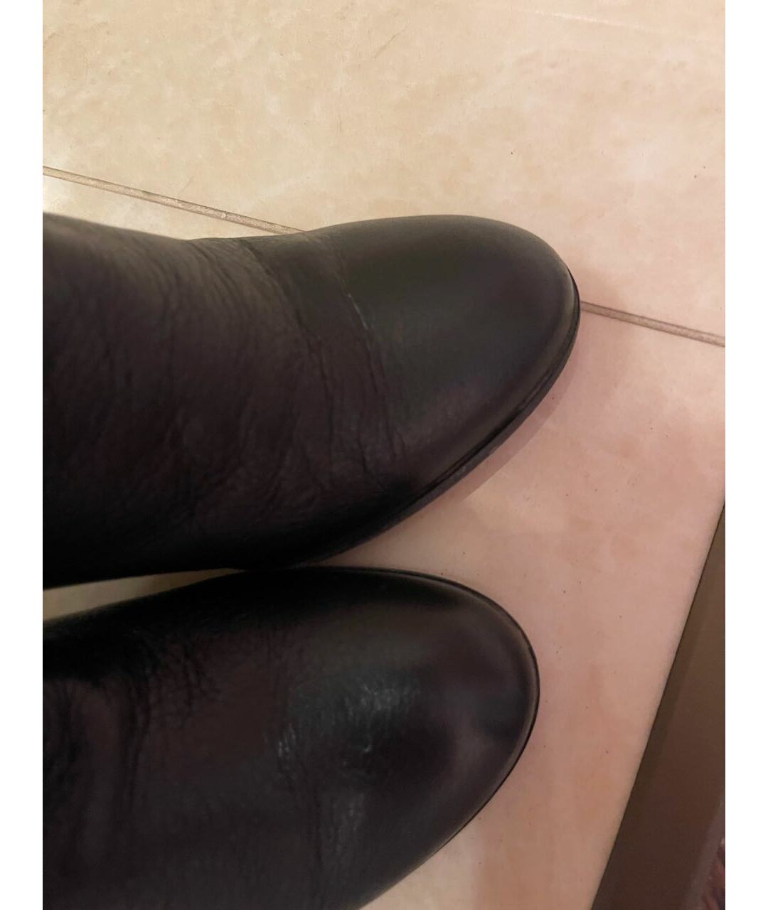 CHRISTIAN DIOR PRE-OWNED Черные кожаные сапоги, фото 4