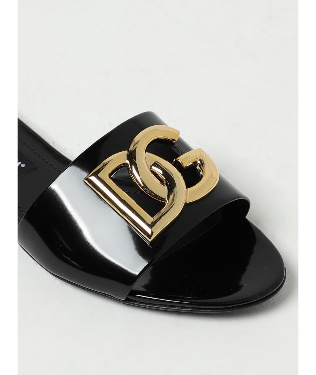 DOLCE&GABBANA Черные сандалии, фото 4