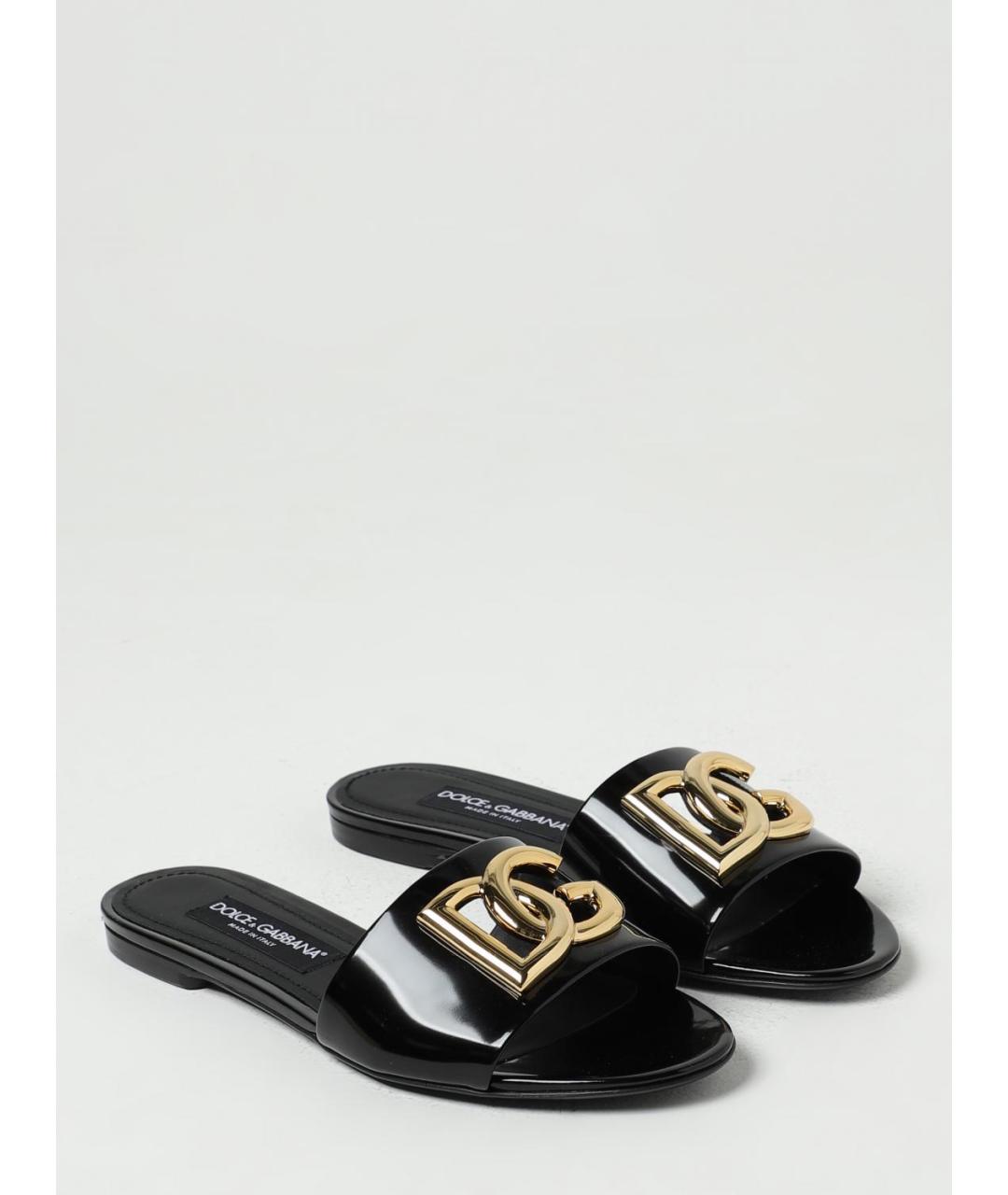 DOLCE&GABBANA Черные сандалии, фото 2