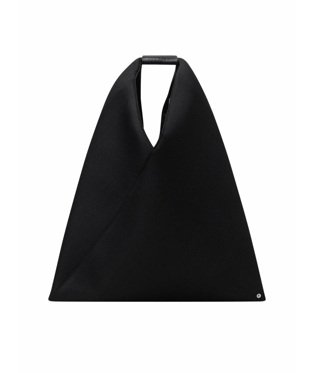 MM6 MAISON MARGIELA Черная синтетическая сумка тоут, фото 1