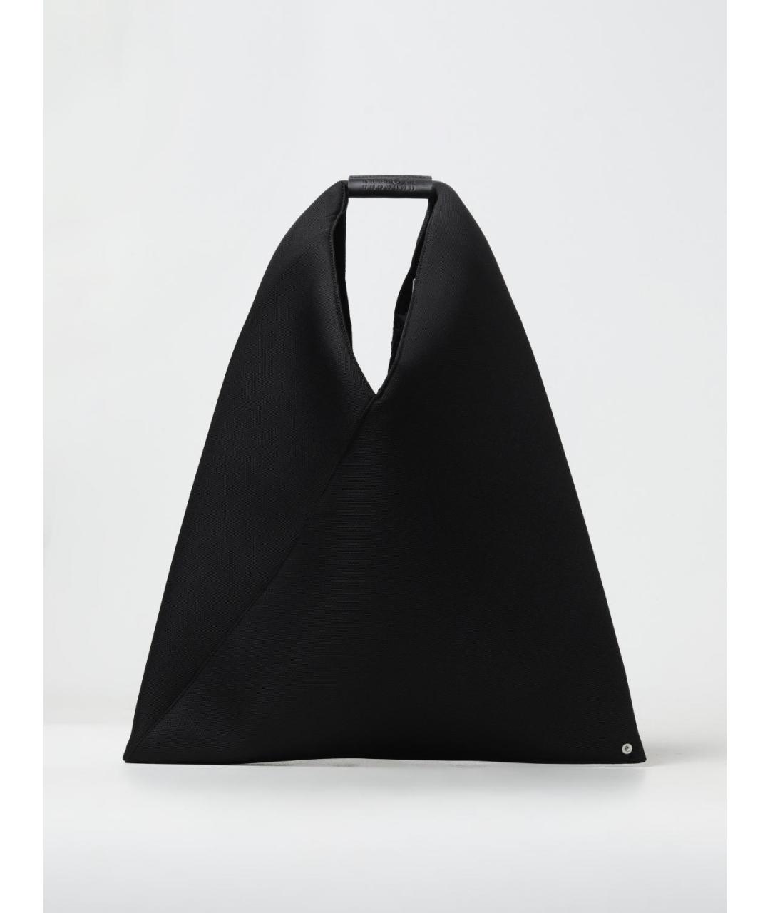 MM6 MAISON MARGIELA Черная синтетическая сумка тоут, фото 5