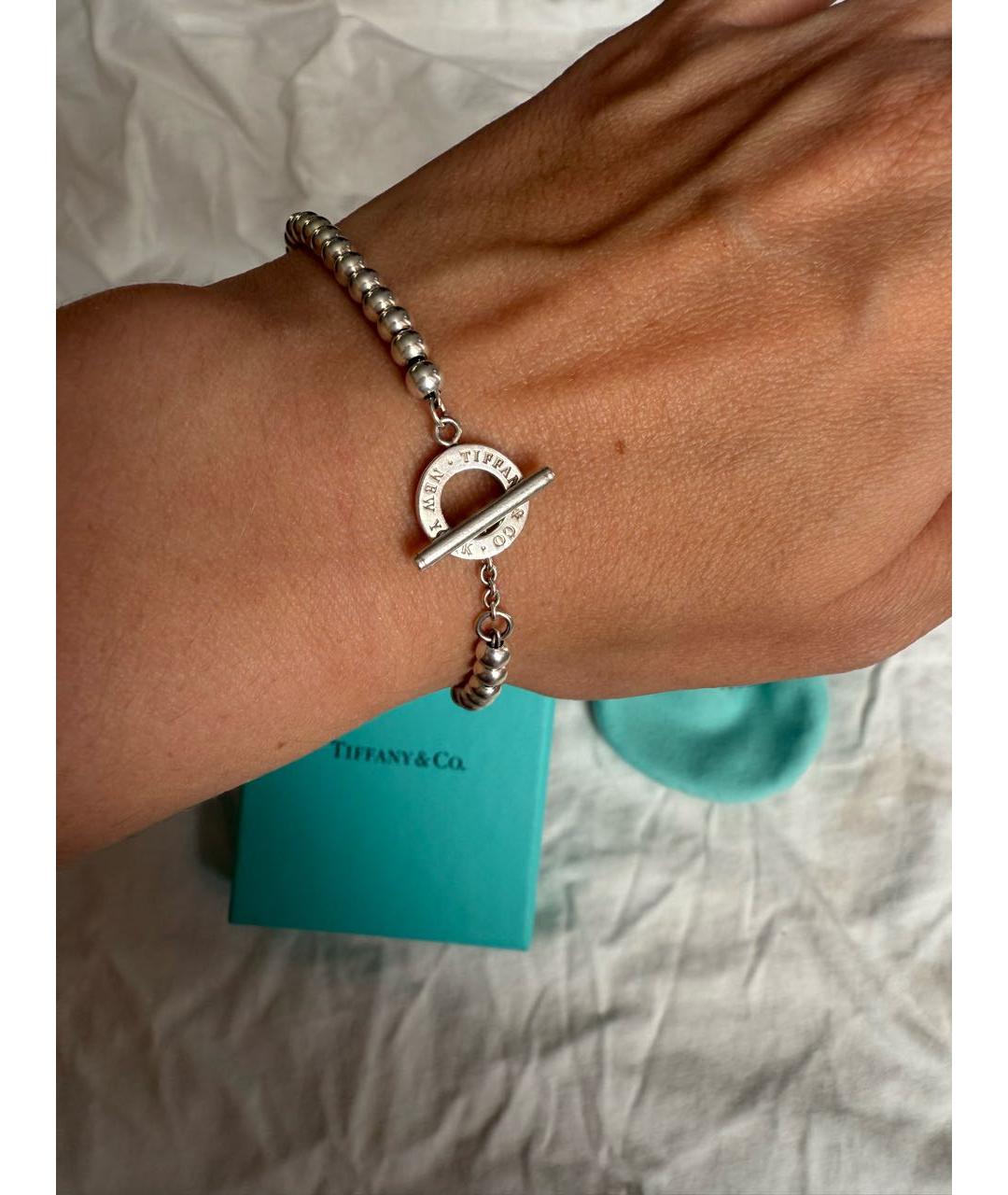 TIFFANY&CO Серебрянный серебряный браслет, фото 5