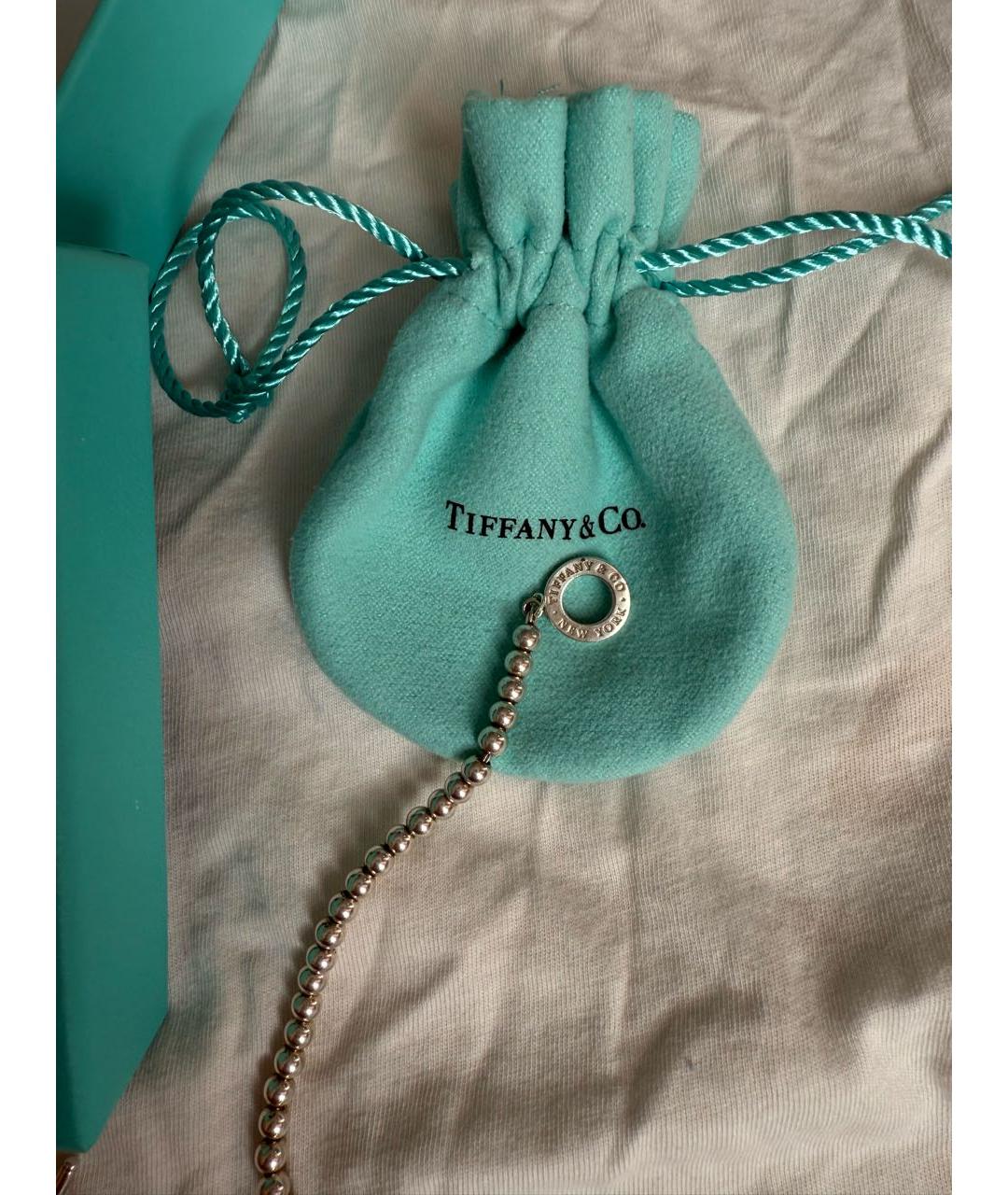 TIFFANY&CO Серебрянный серебряный браслет, фото 4