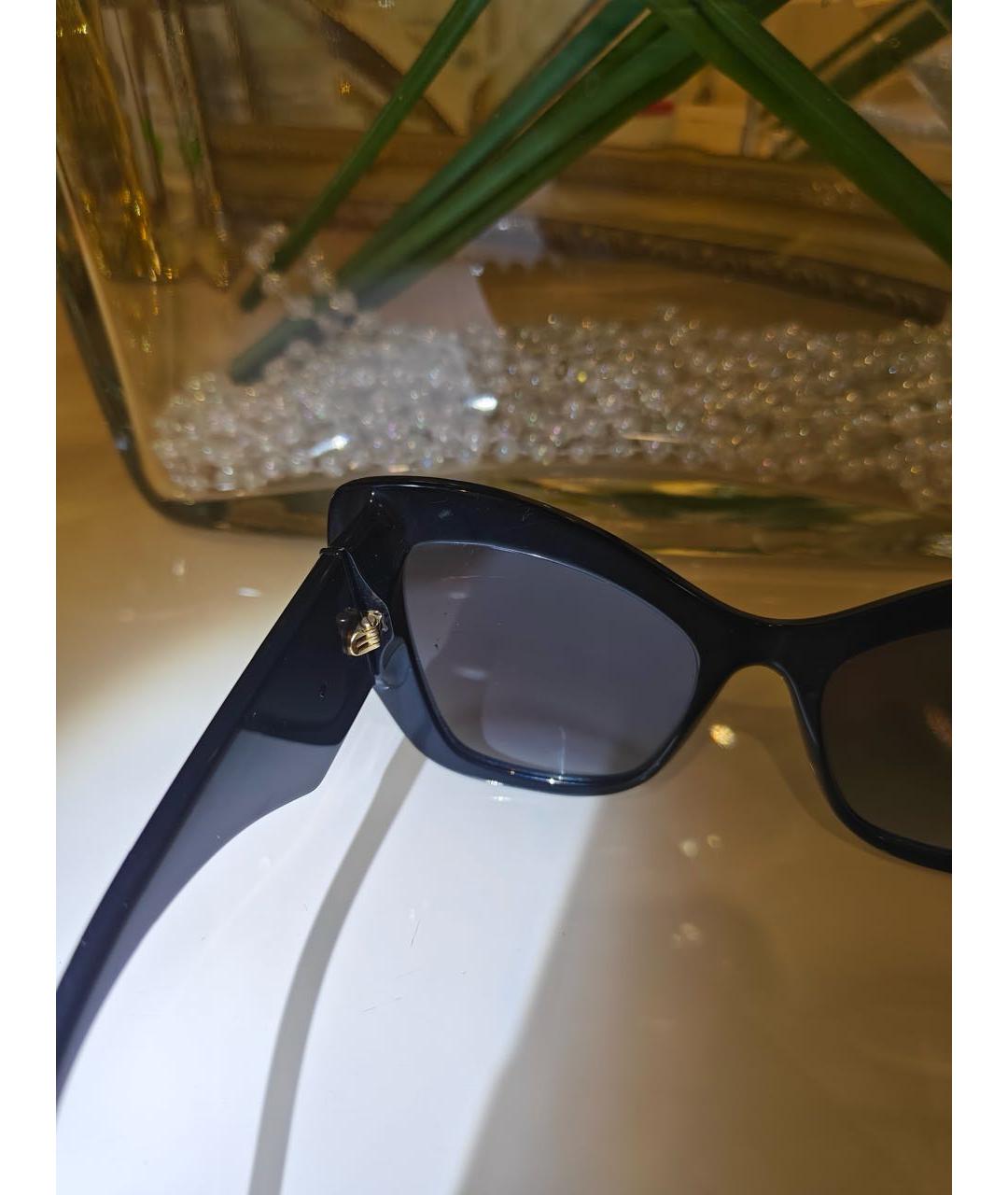 DOLCE&GABBANA Черные пластиковые солнцезащитные очки, фото 8