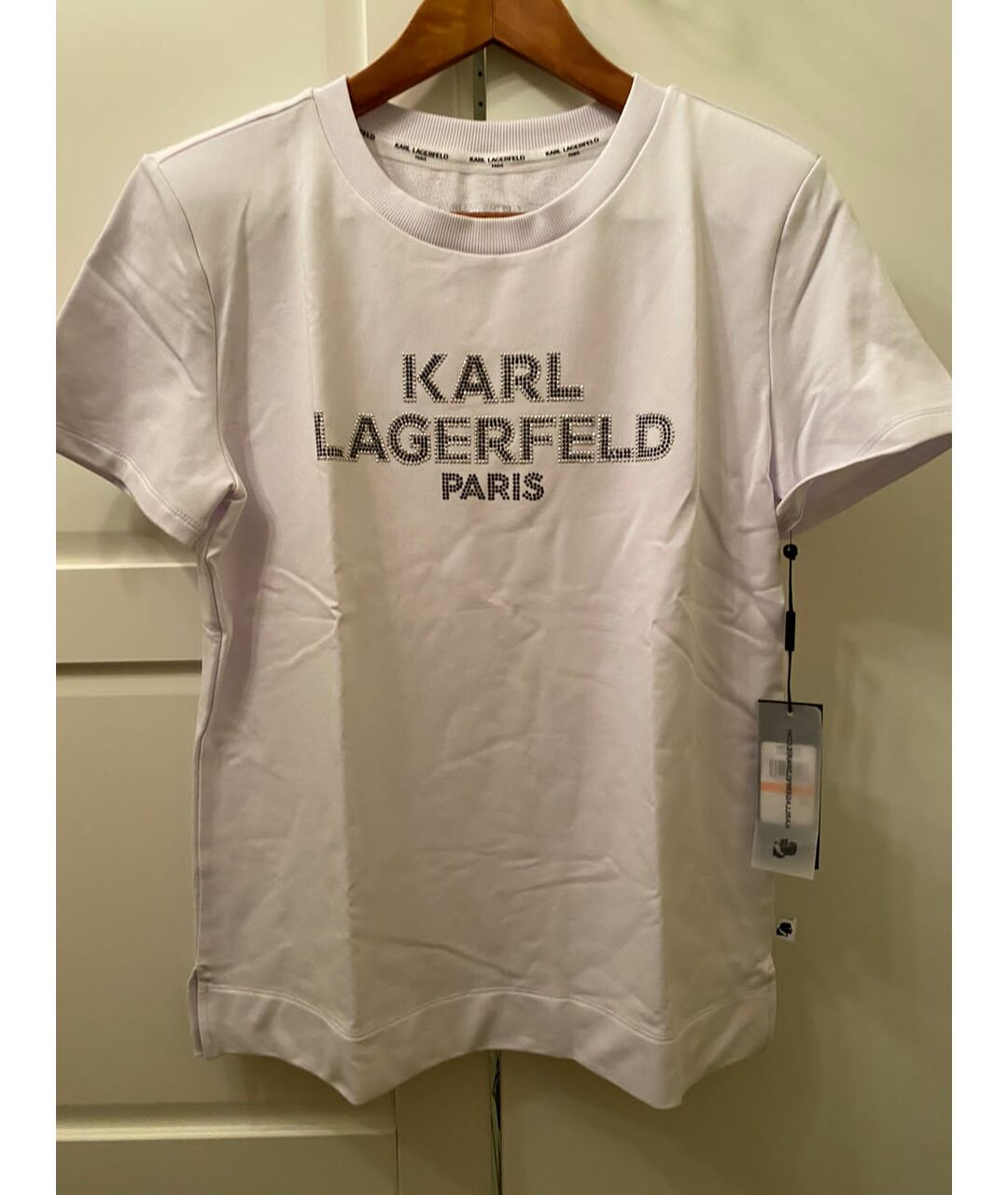 KARL LAGERFELD Белая футболка, фото 9