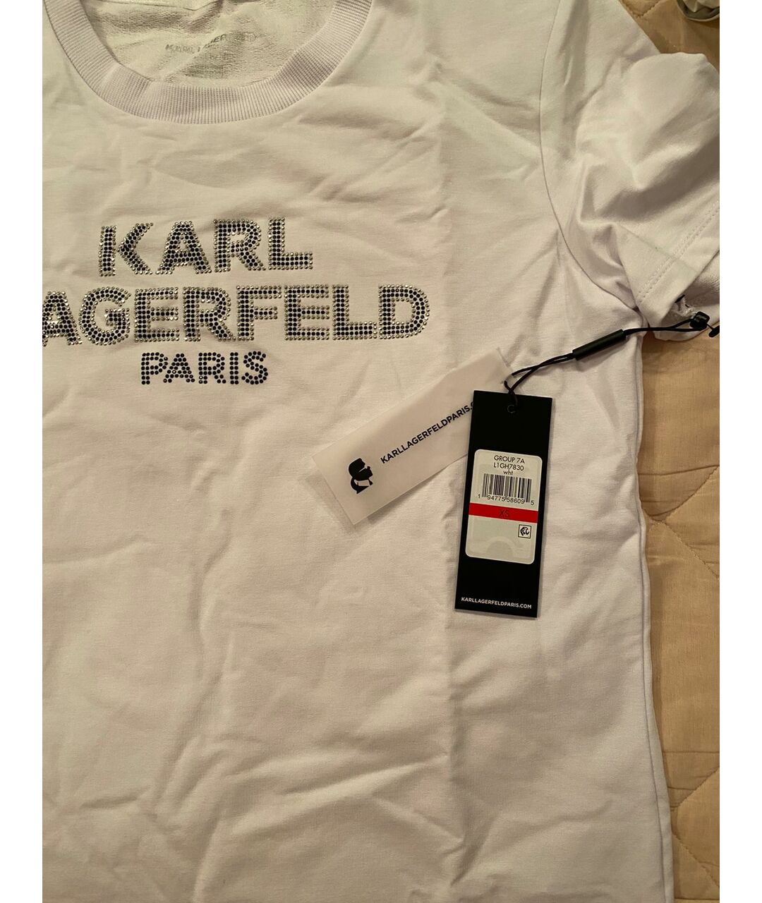 KARL LAGERFELD Белая футболка, фото 5