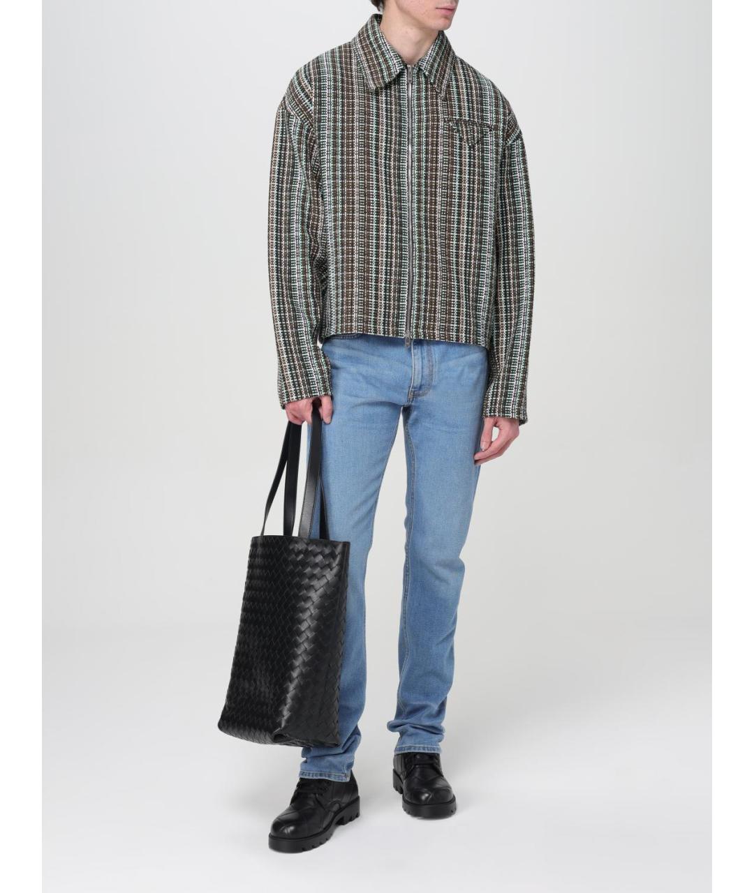 BOTTEGA VENETA Черная кожаная сумка тоут, фото 2