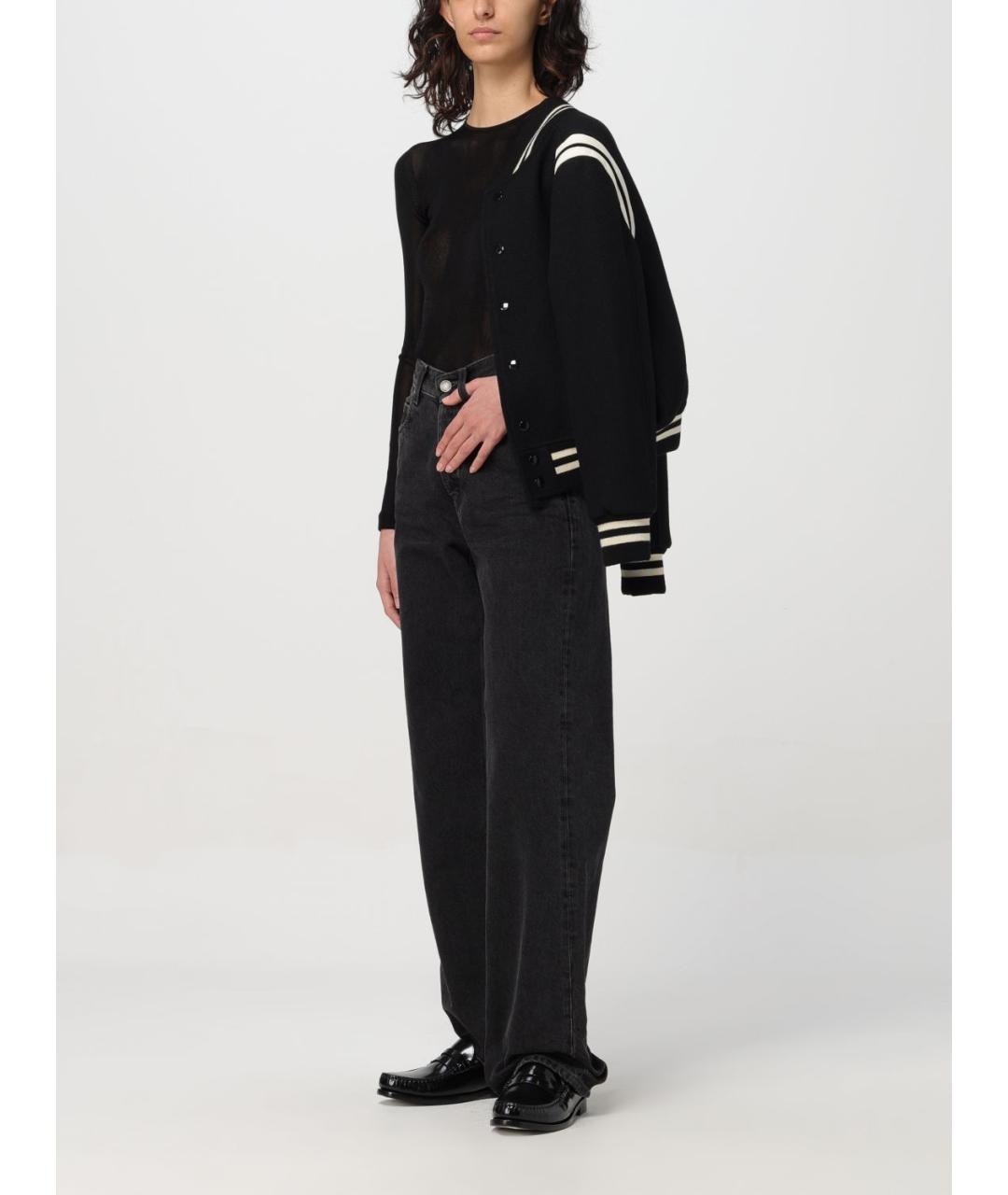 SAINT LAURENT Черная куртка, фото 3