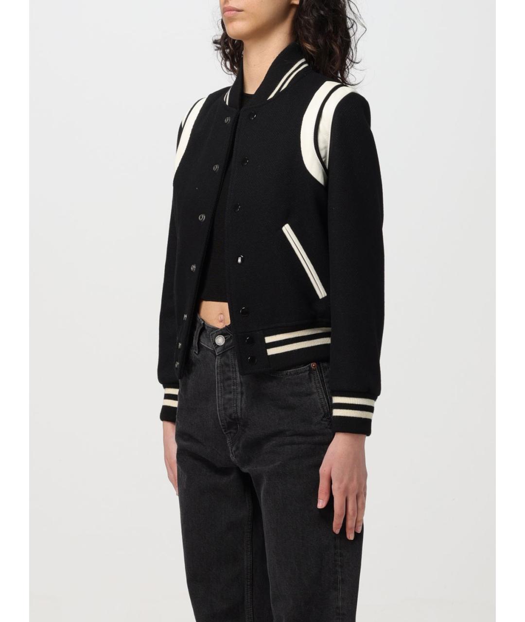 SAINT LAURENT Черная куртка, фото 5