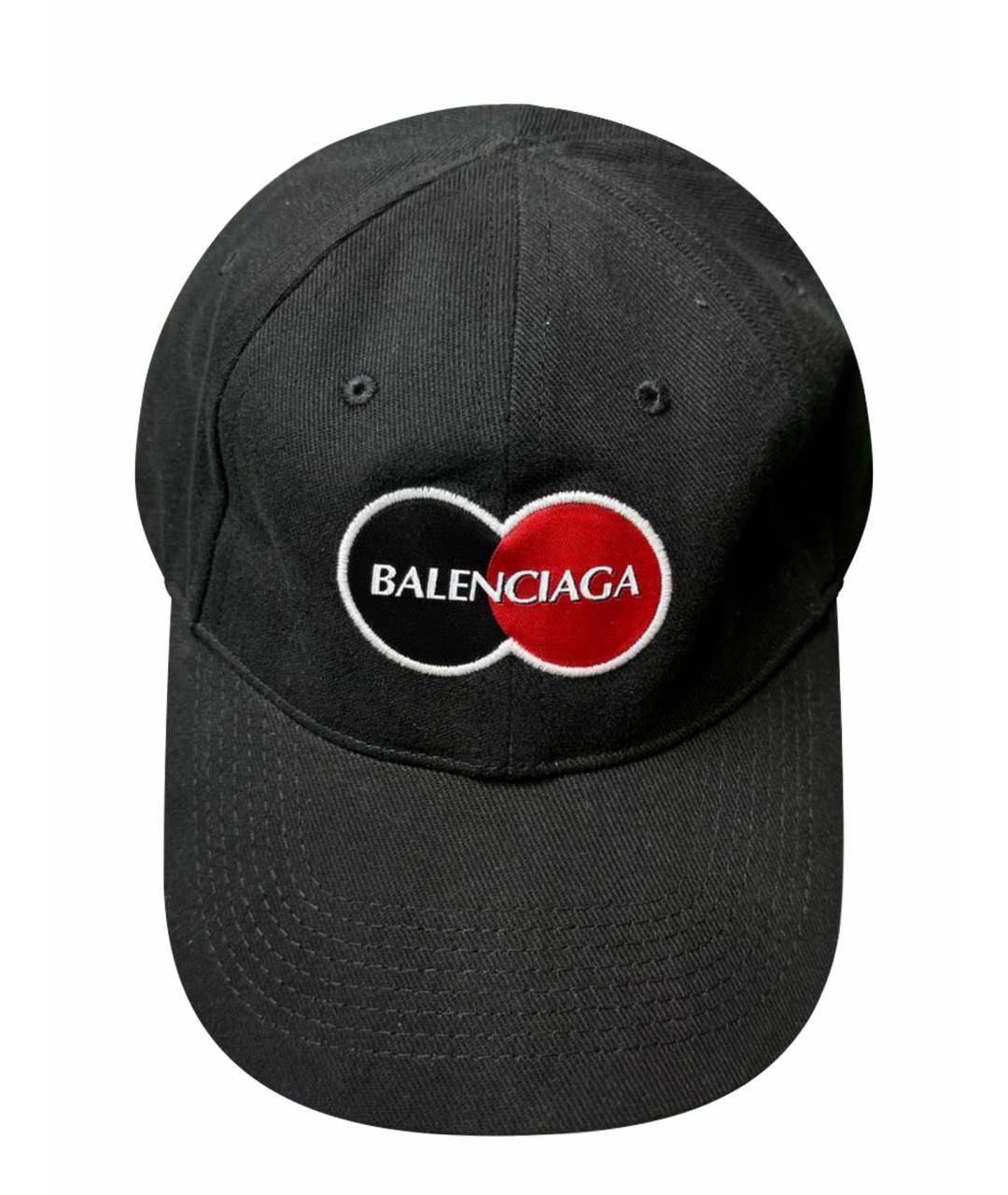 BALENCIAGA Черная кепка/бейсболка, фото 1