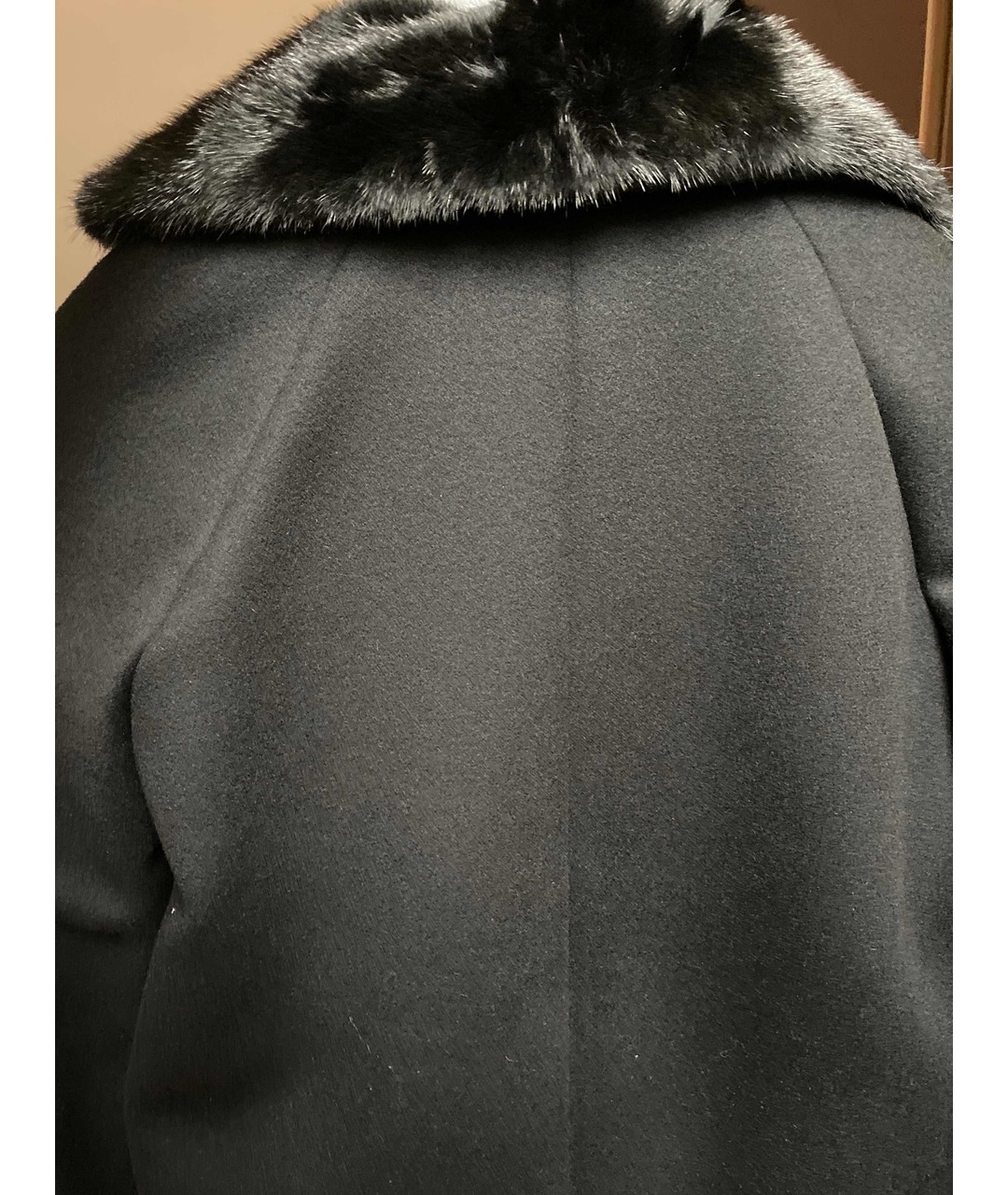 MAX MARA Черное кашемировое пальто, фото 3