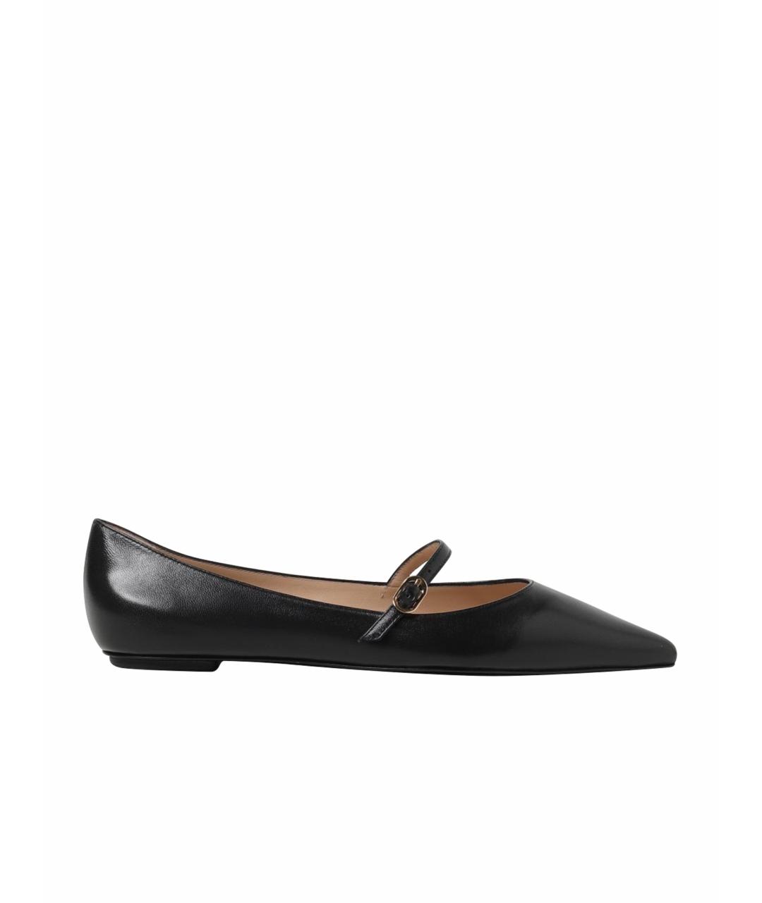STUART WEITZMAN Черные балетки, фото 1