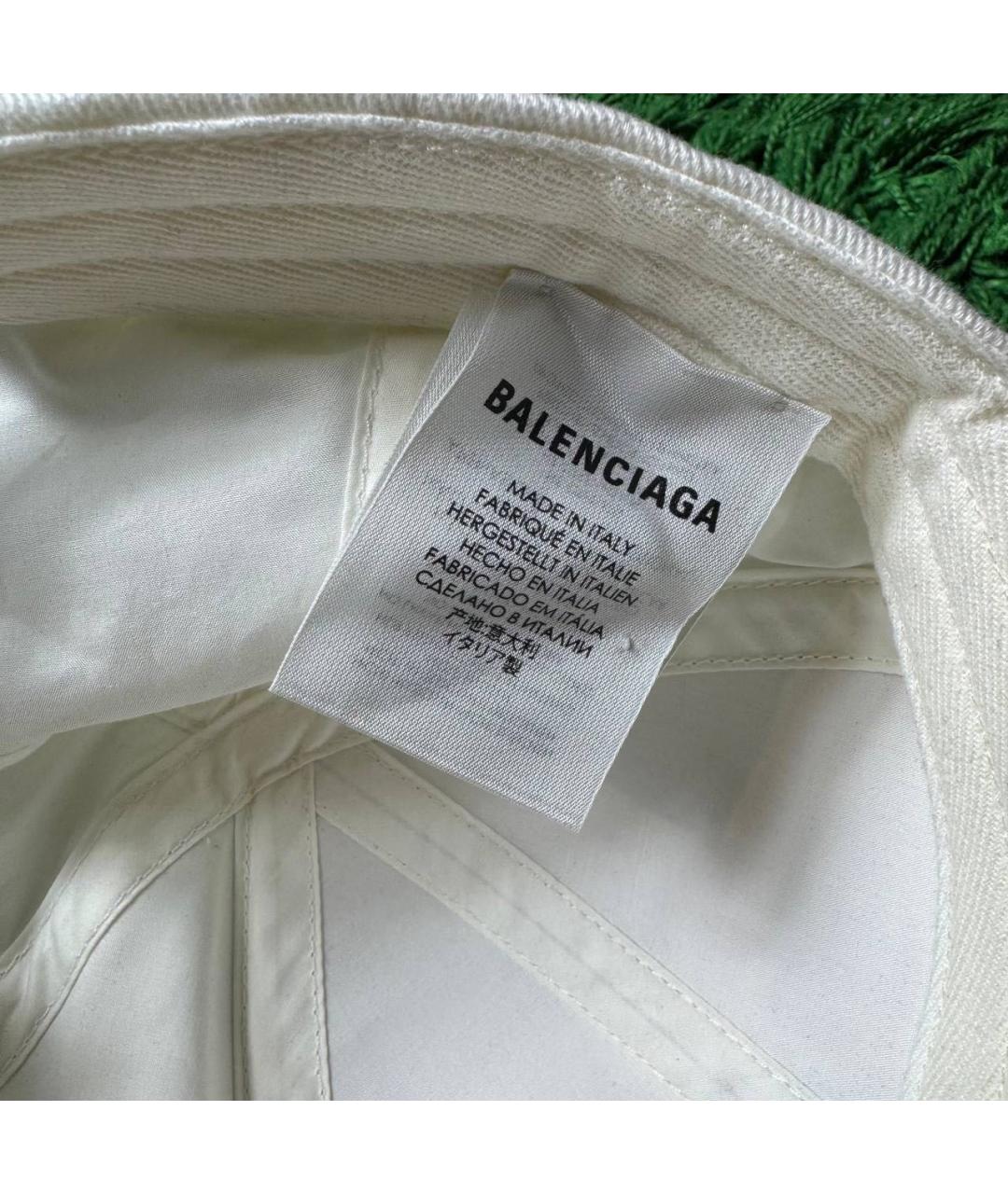 BALENCIAGA Белая кепка/бейсболка, фото 7