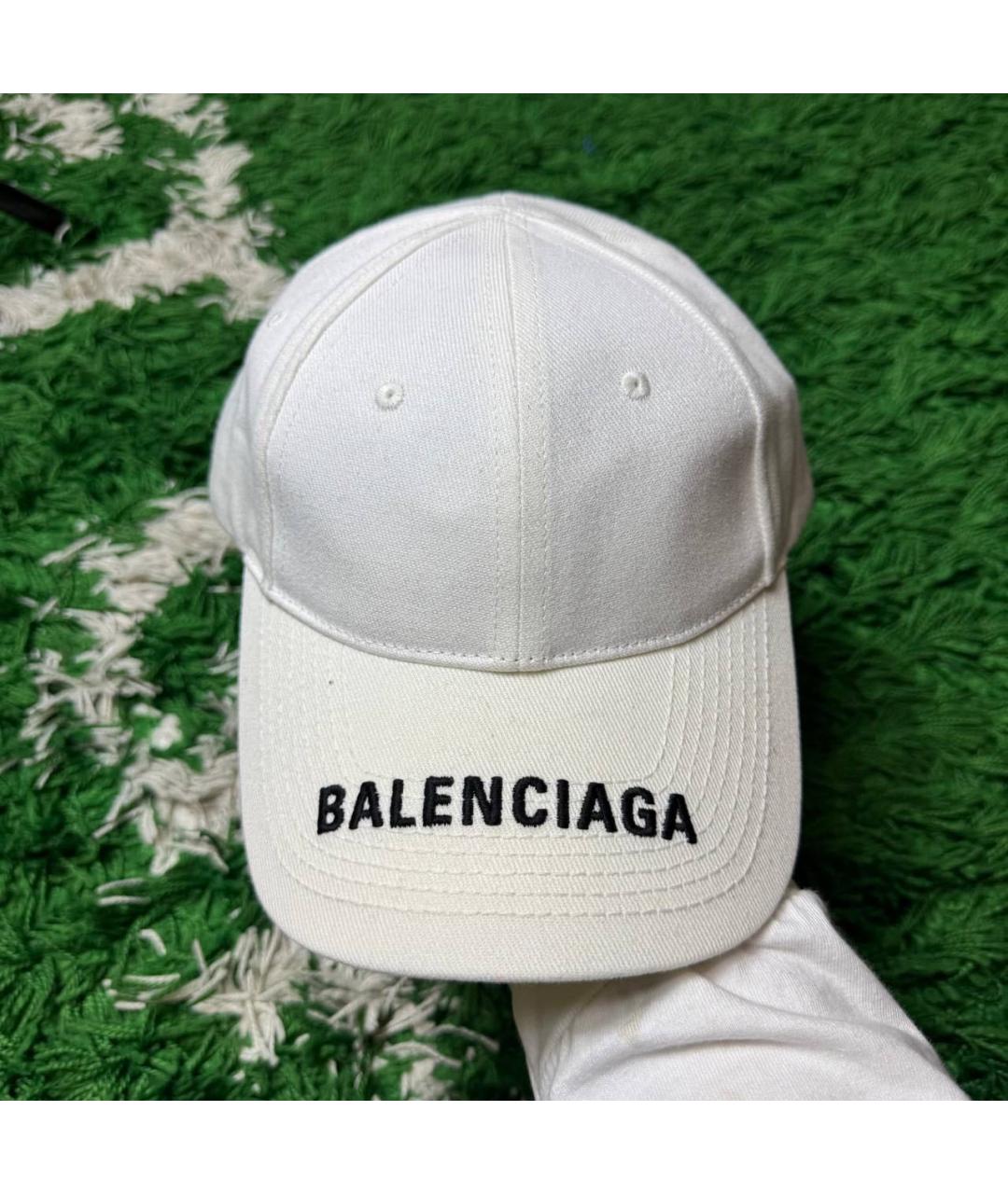 BALENCIAGA Белая кепка/бейсболка, фото 9