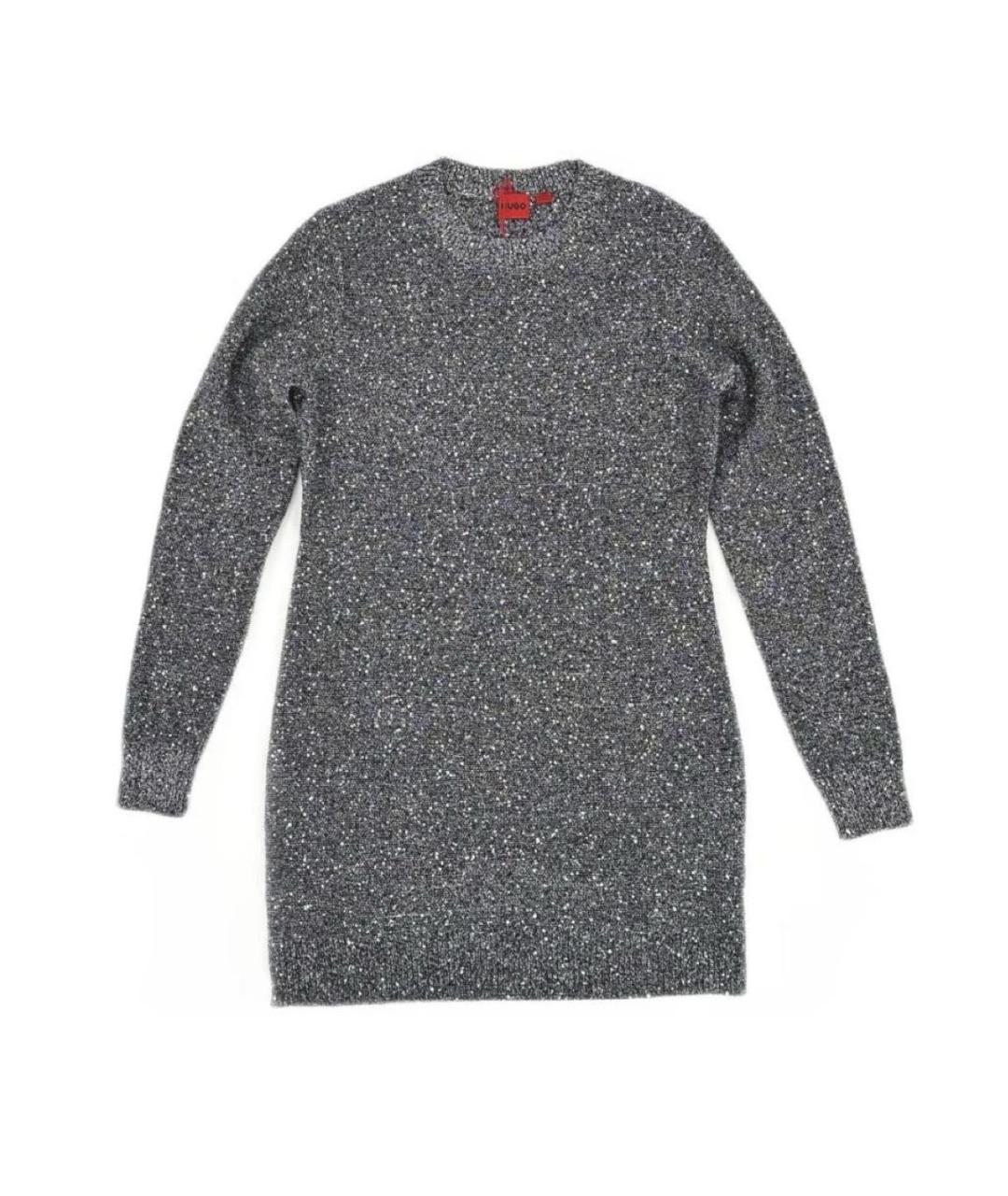HUGO BOSS Серебряное вечернее платье, фото 4
