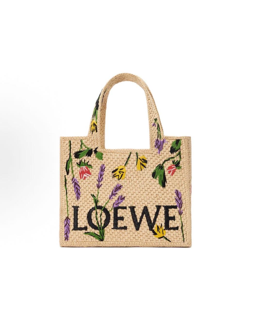 LOEWE Пелетеная пляжная сумка, фото 5