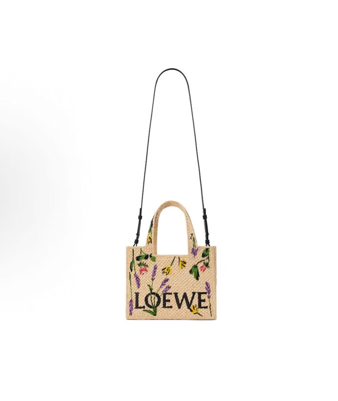 LOEWE Пелетеная пляжная сумка, фото 4