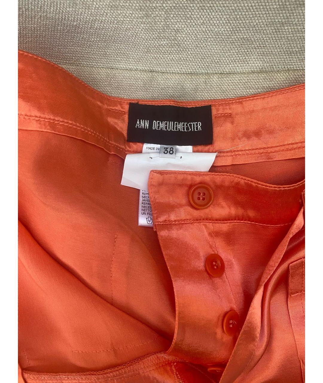 ANN DEMEULEMEESTER Оранжевый костюм с брюками, фото 4