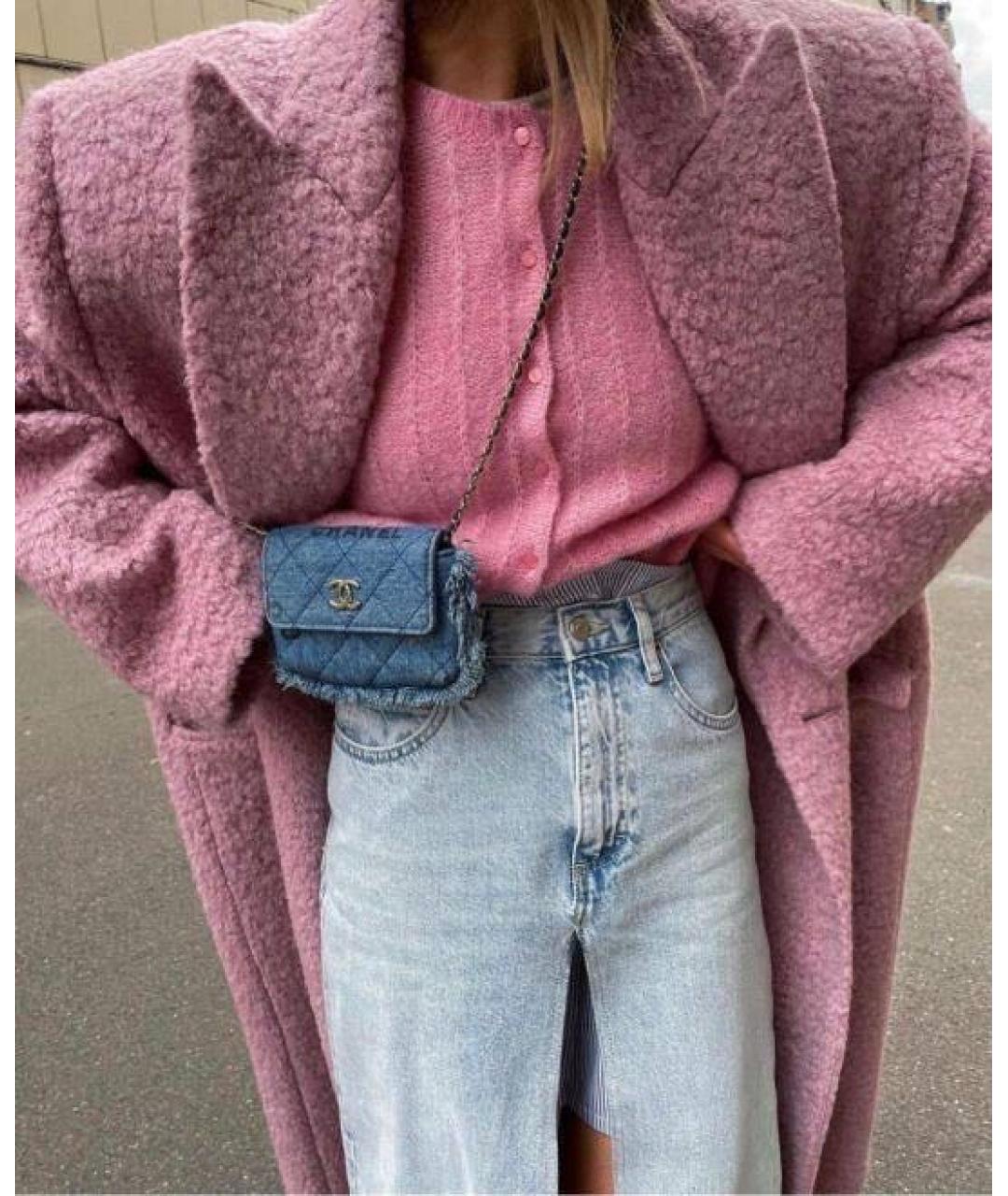 CHANEL Синяя сумка через плечо, фото 3