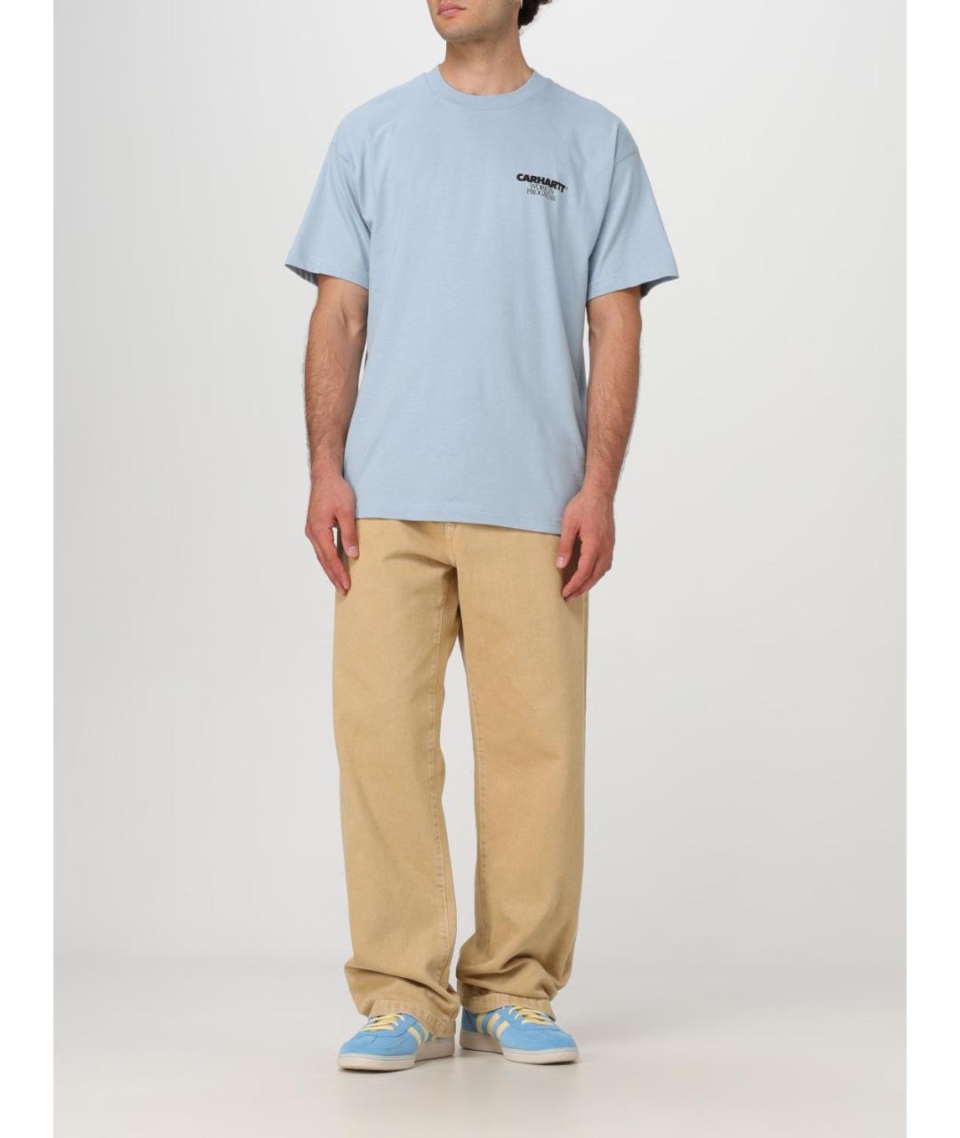 CARHARTT WIP Бежевые прямые джинсы, фото 3