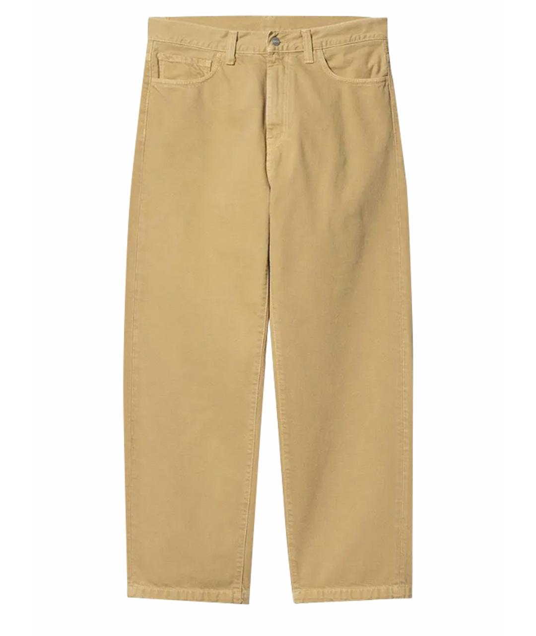 CARHARTT WIP Бежевые прямые джинсы, фото 1