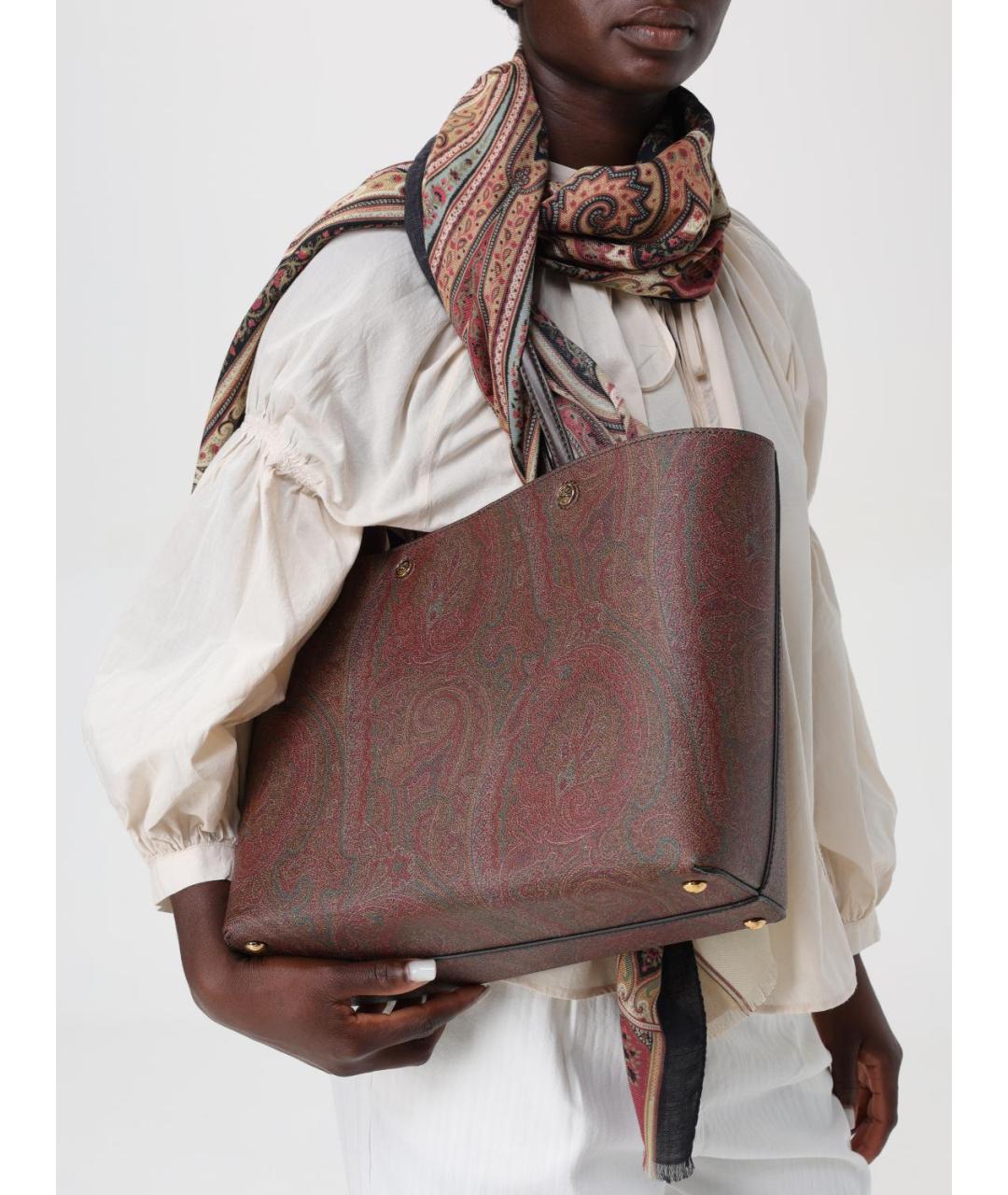 ETRO Коричневая сумка тоут, фото 2