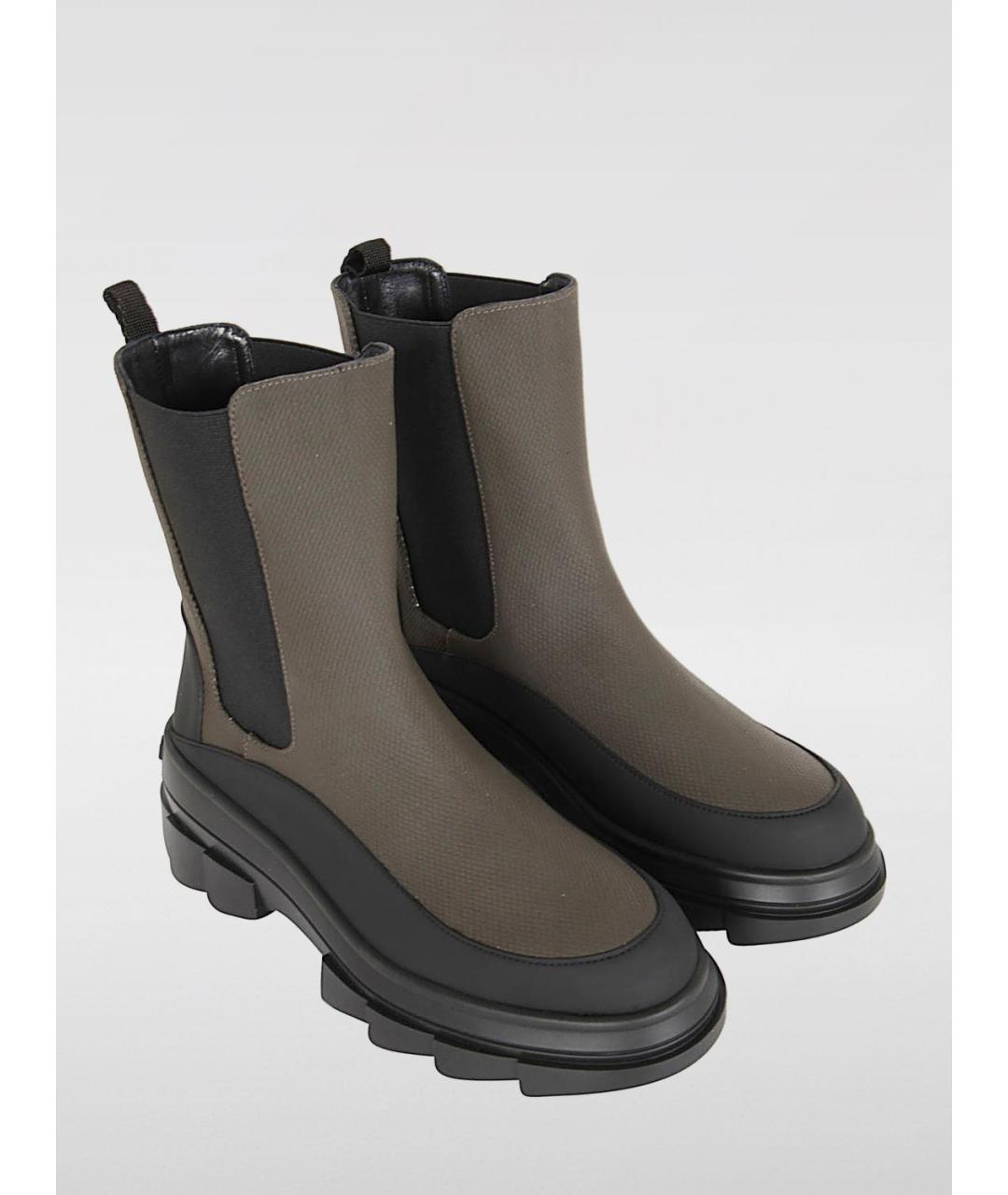 STUART WEITZMAN Хаки ботинки, фото 2