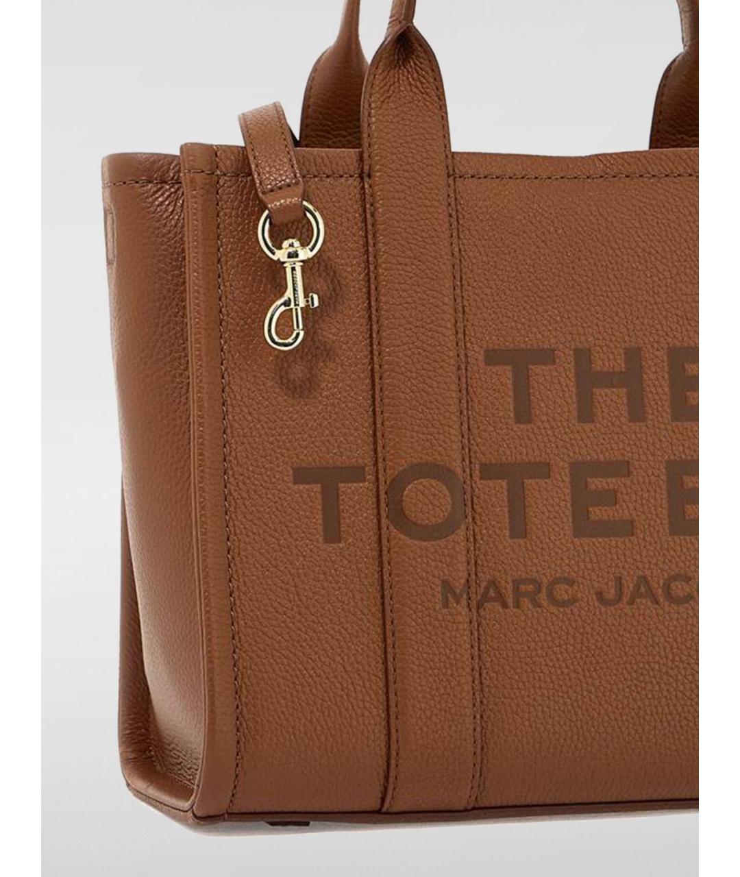 MARC JACOBS Коричневая кожаная сумка тоут, фото 3