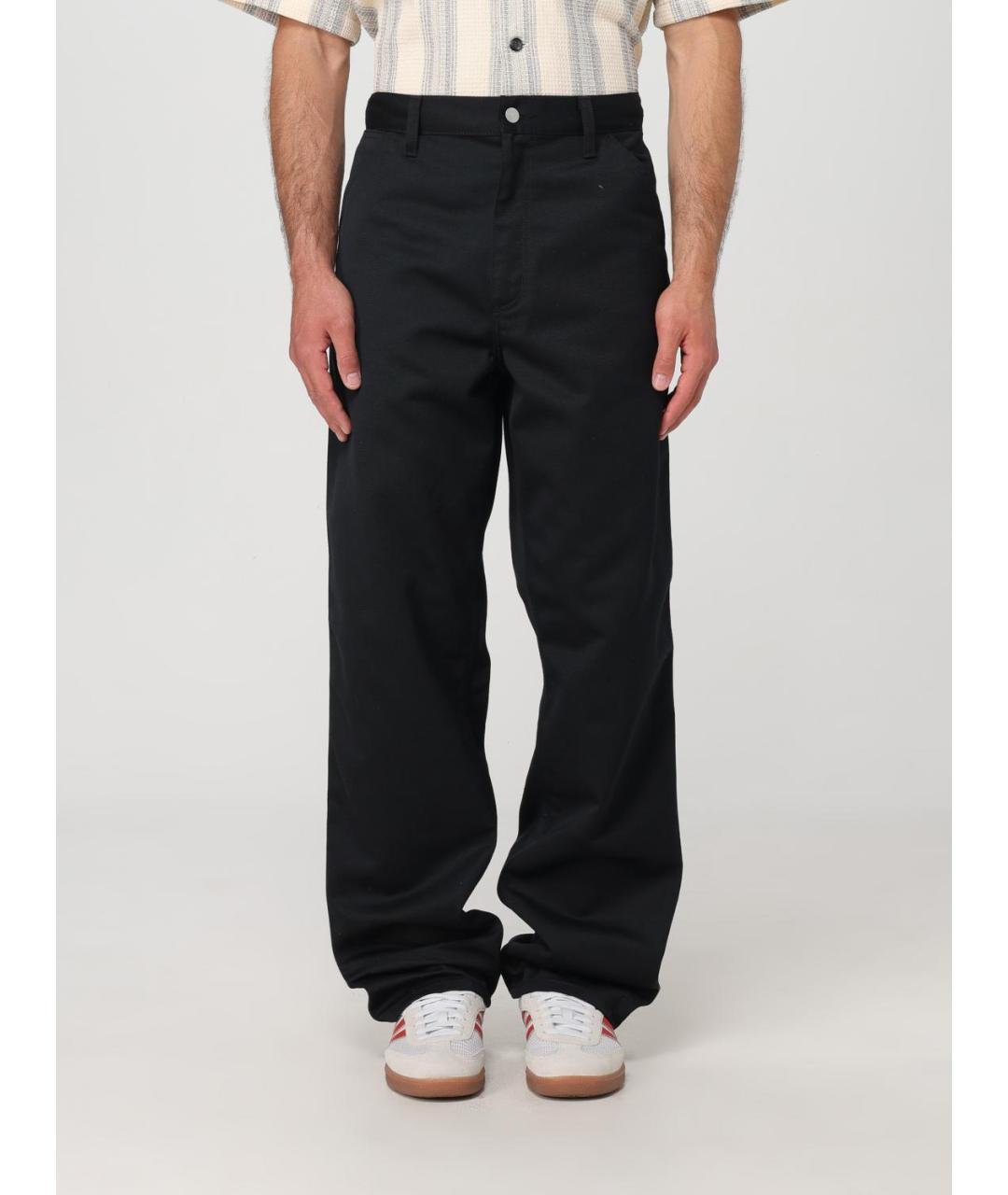 CARHARTT WIP Черные полиэстеровые повседневные брюки, фото 2
