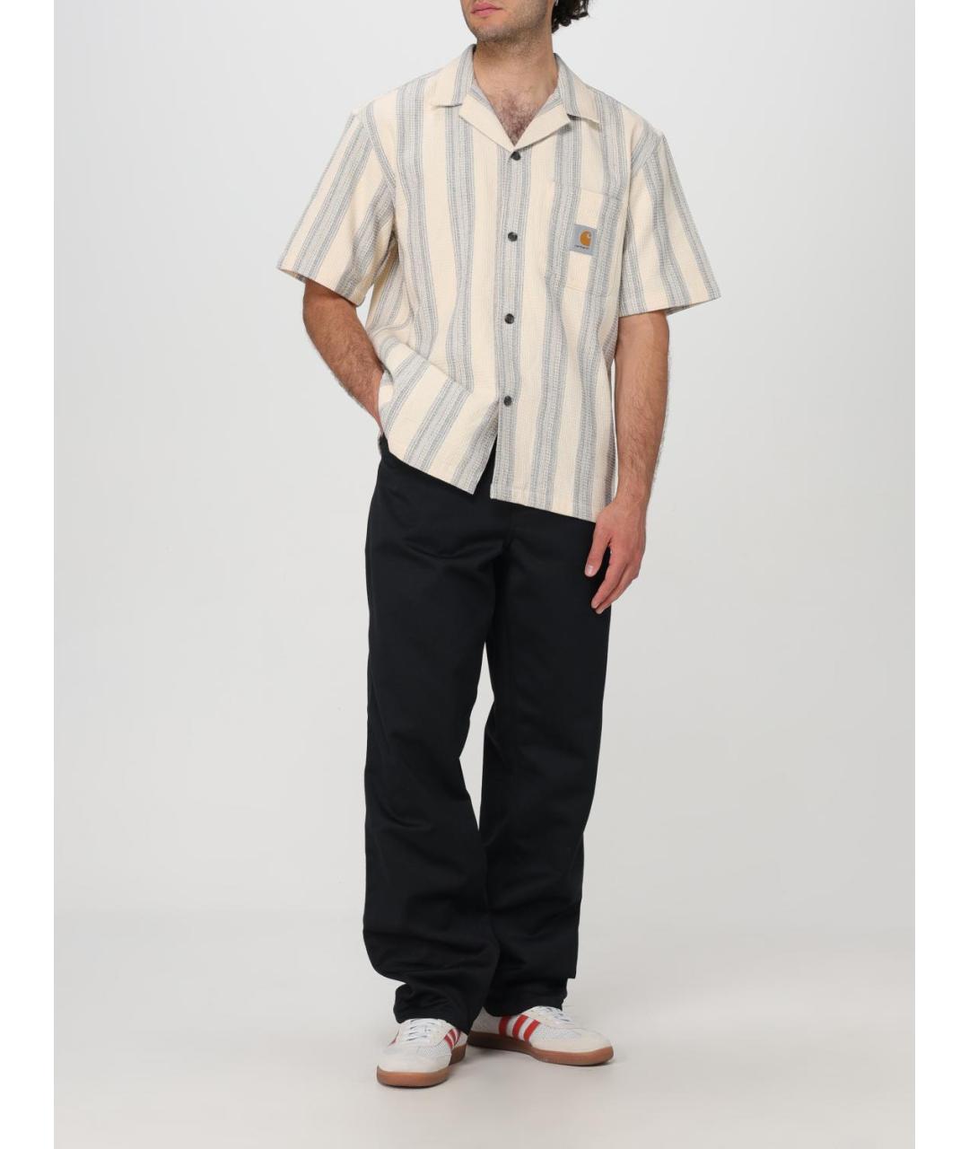 CARHARTT WIP Черные полиэстеровые повседневные брюки, фото 3