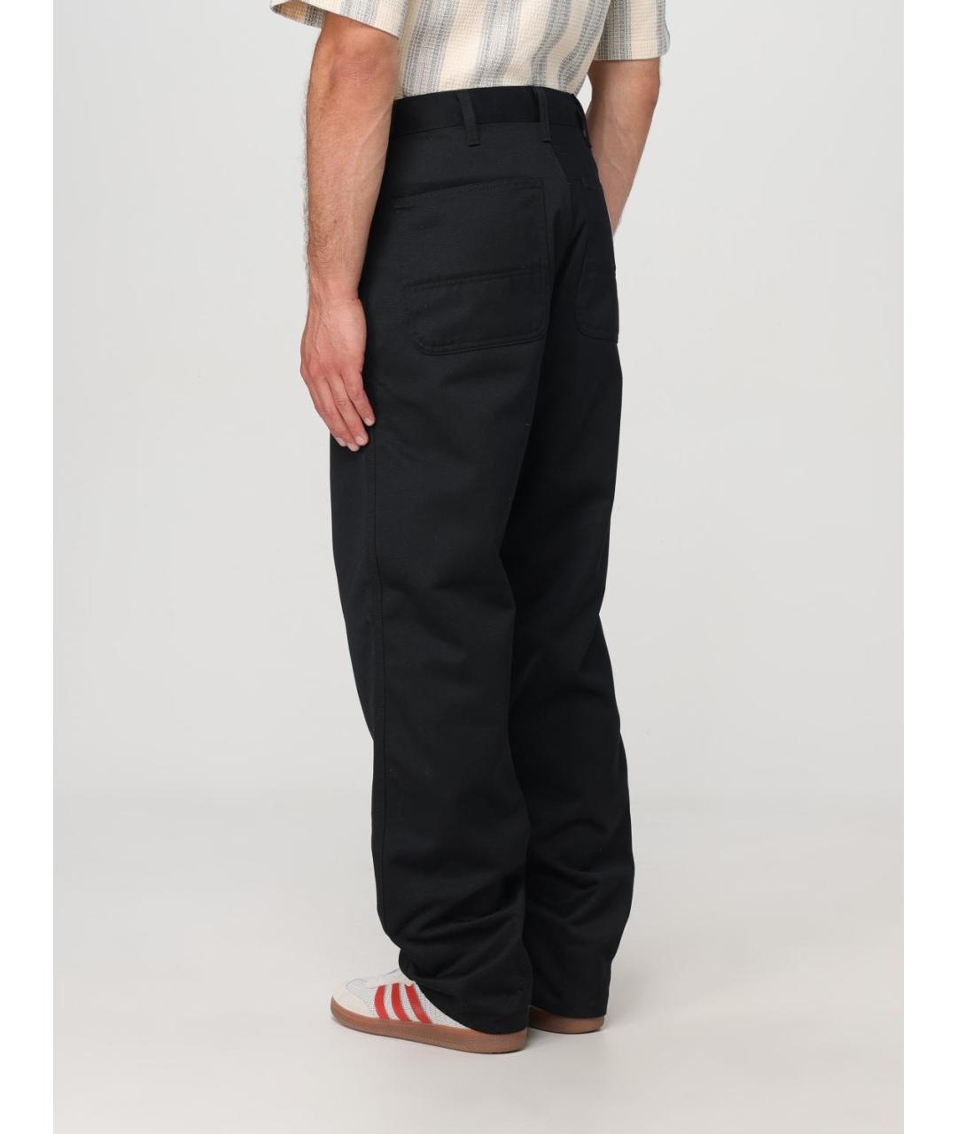 CARHARTT WIP Черные полиэстеровые повседневные брюки, фото 4
