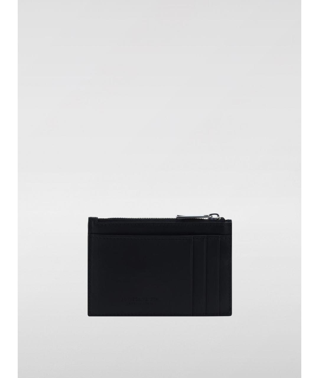 BOTTEGA VENETA Черный кожаный кардхолдер, фото 2