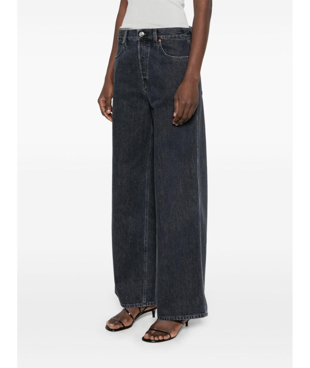 GUCCI Черные хлопковые прямые джинсы, фото 3