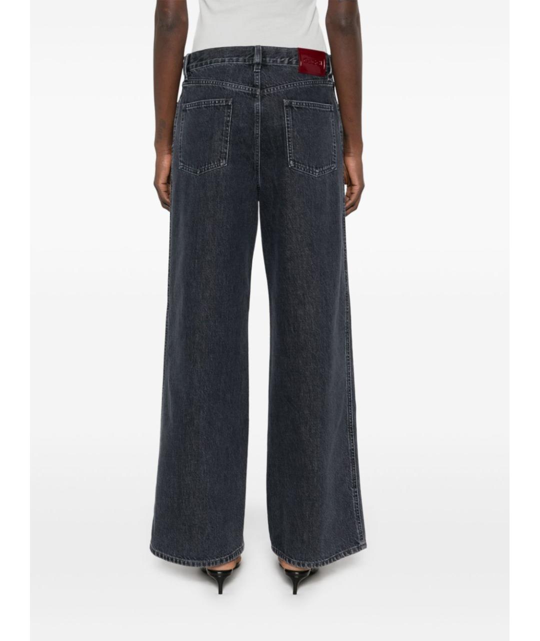 GUCCI Черные хлопковые прямые джинсы, фото 4