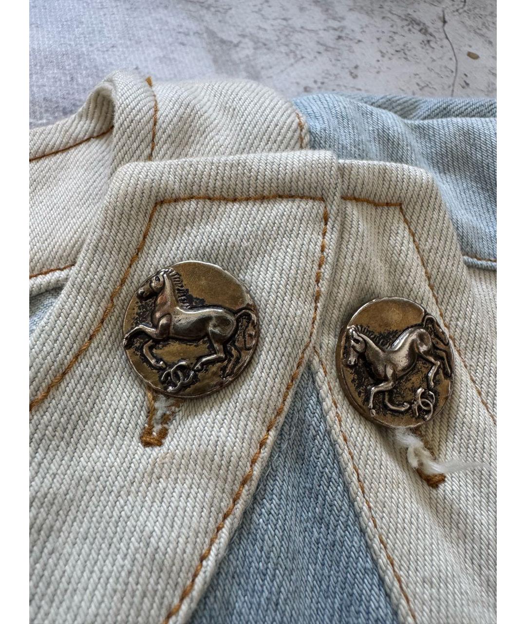 CHANEL Мульти хлопковое платье, фото 4